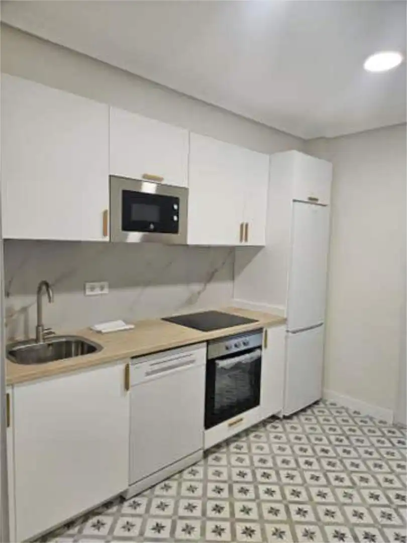 Kitchen of Flat for sale in Guadalajara  with Heating, Private garden and Terrace