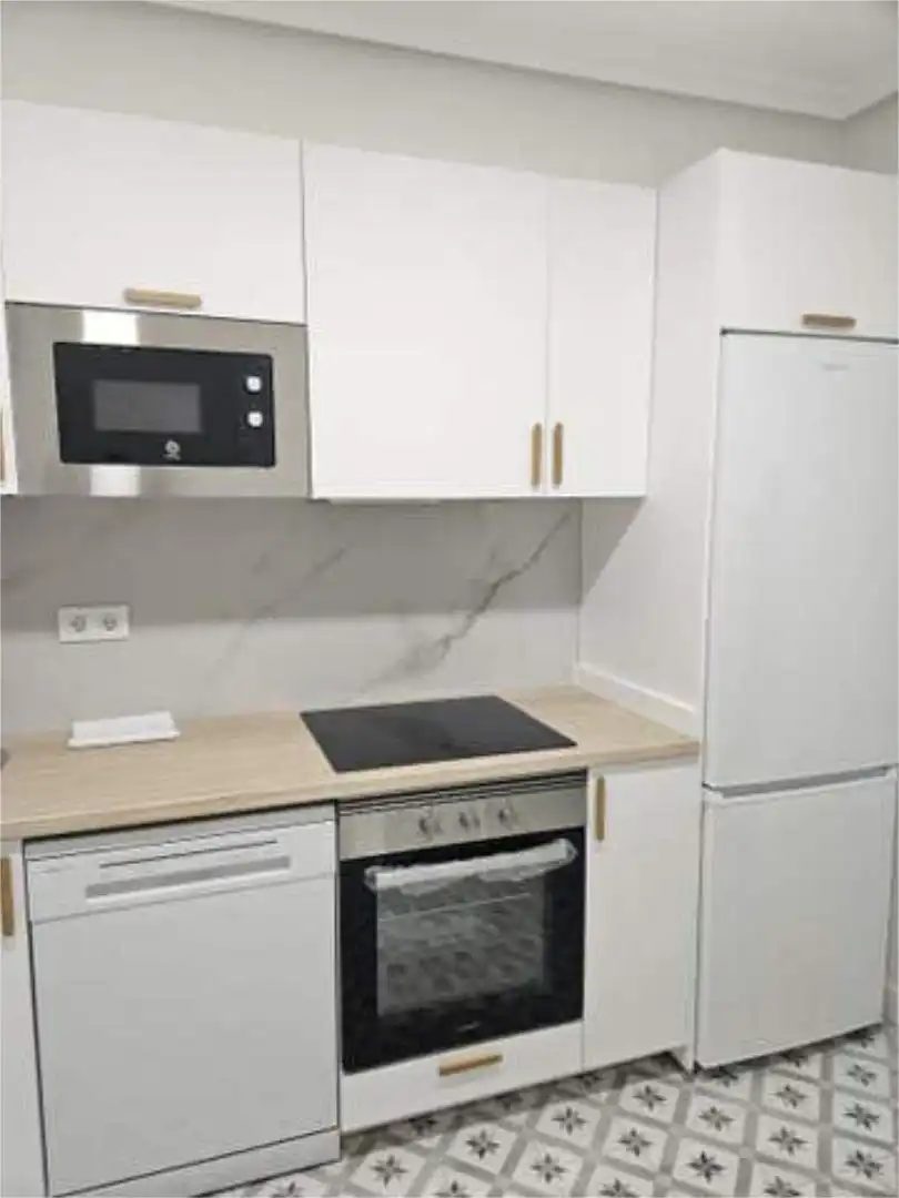 Kitchen of Flat for sale in Guadalajara  with Heating, Private garden and Terrace