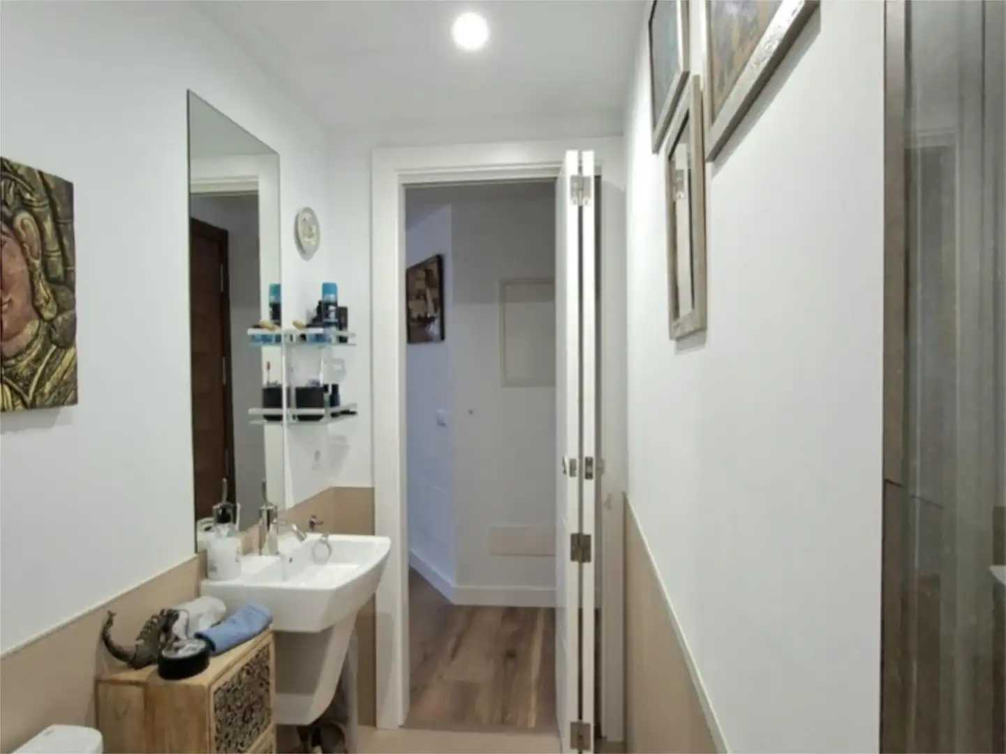 Wohnung zum Verkauf in Camí Cala en Cranc, 27, Es Camp de Mar Badezimmer von Wohnung zum Verkauf in Andratx mit Klimaanlage, Terrasse und Schwimmbad
