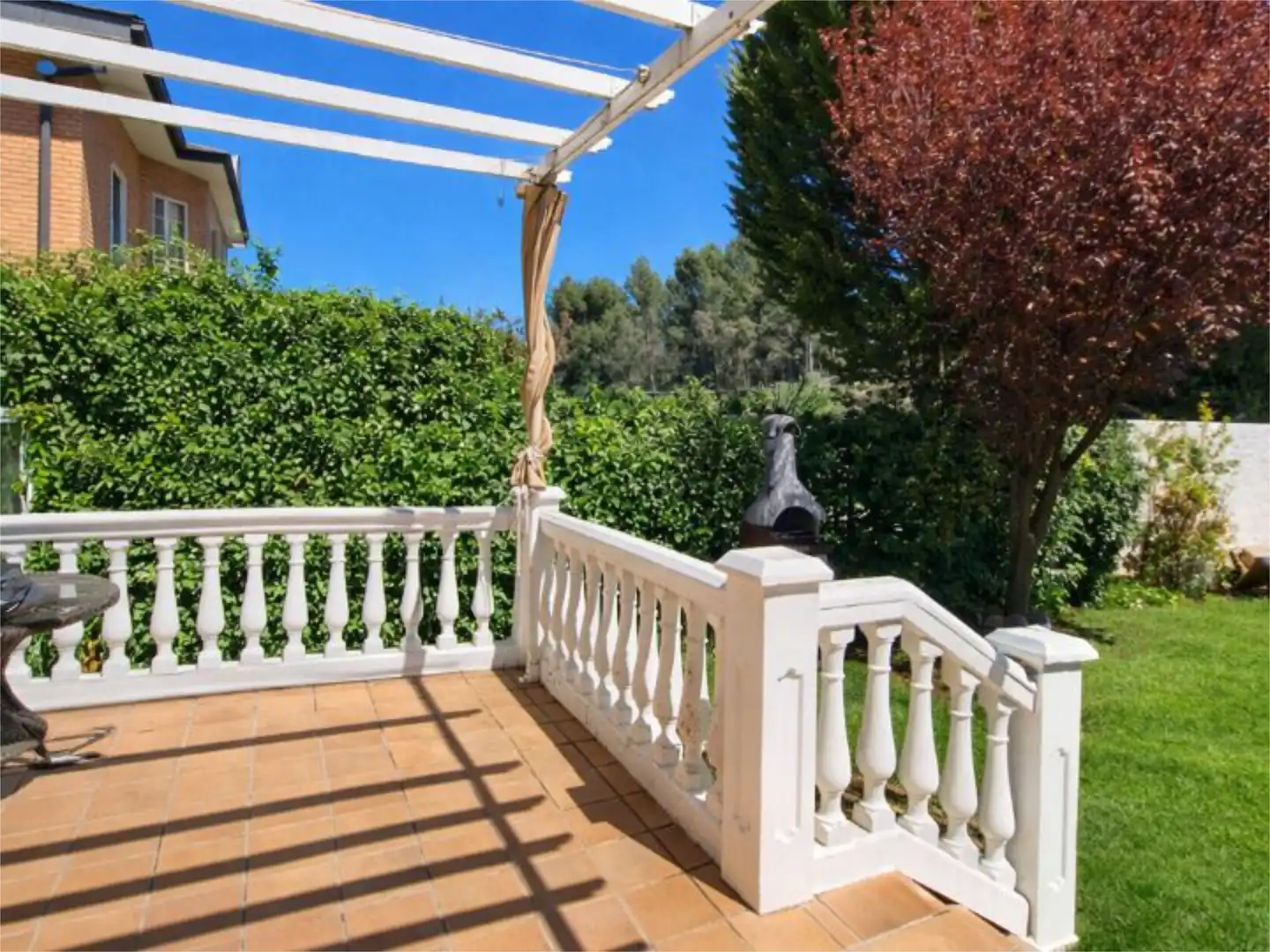 Terraza de Casa o chalet en venta en Rivas-Vaciamadrid con Aire acondicionado, Calefacción y Jardín privado