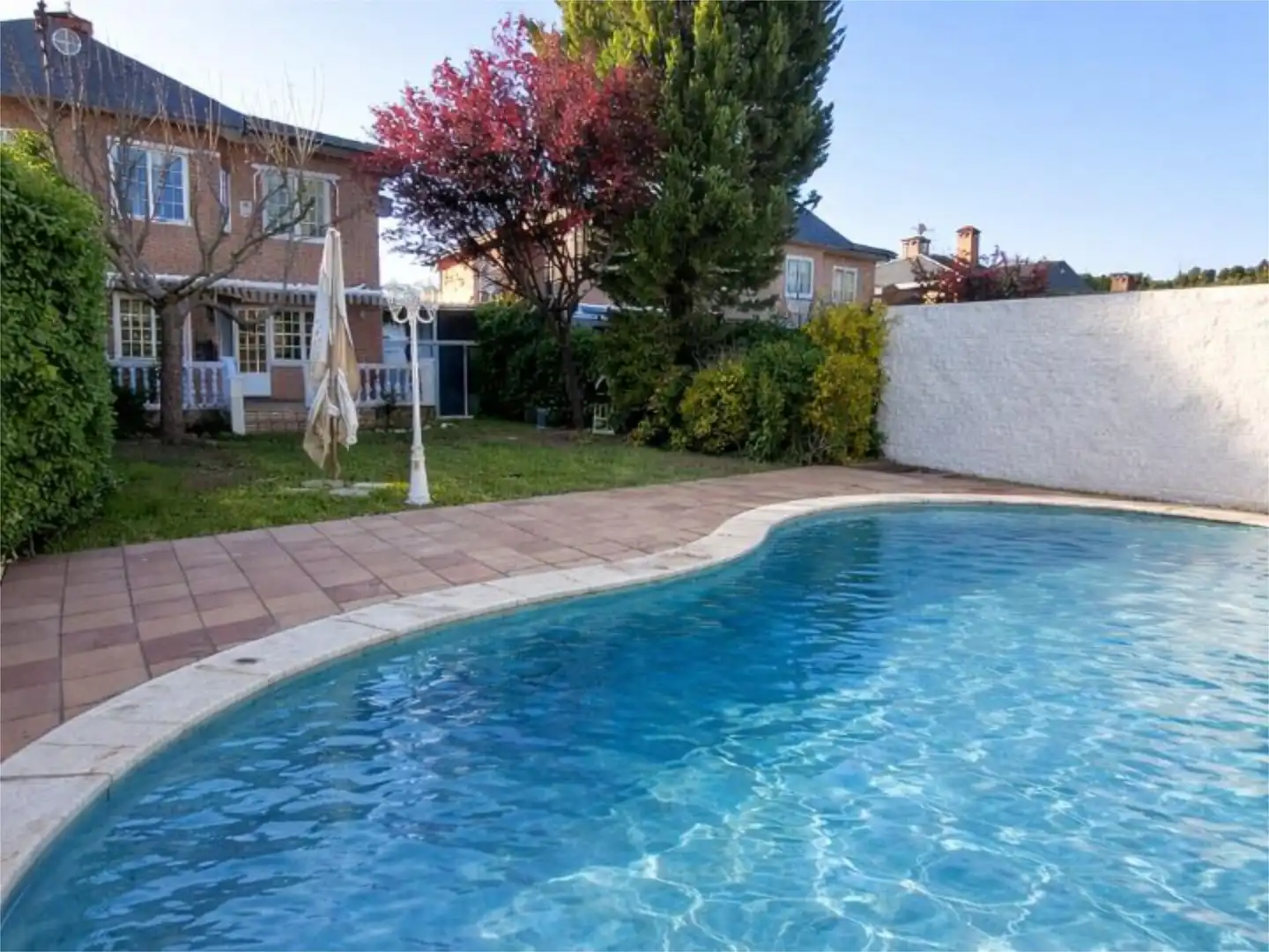 Piscina de Casa o chalet en venta en Rivas-Vaciamadrid con Aire acondicionado, Calefacción y Jardín privado