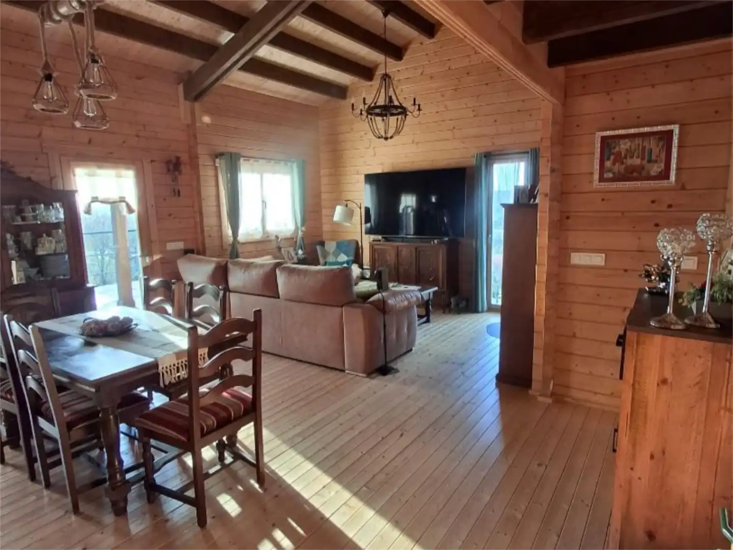Sala de estar de Casa o chalet en venta en Carreño con Terraza y Balcón