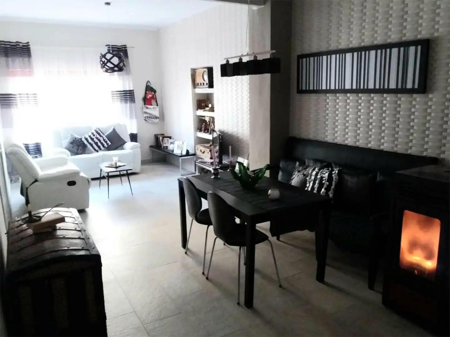 Casa adosada en venta en Calle Alcalde Luis Fuentes, 35, Madrigueras Sala de estar de Casa adosada en venta en Madrigueras