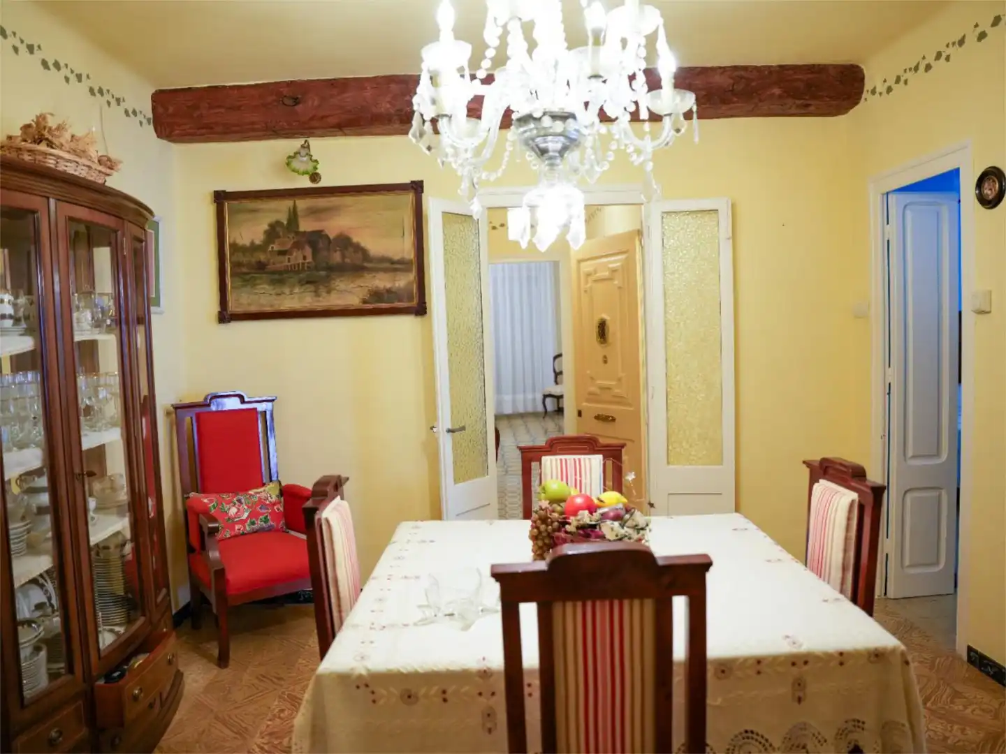 Wohnung zum Verkauf in Carrer Nou, 2, Poble Esszimmer von Wohnung zum Verkauf in Mont-roig del Camp mit Klimaanlage, Heizung und Privatgarten