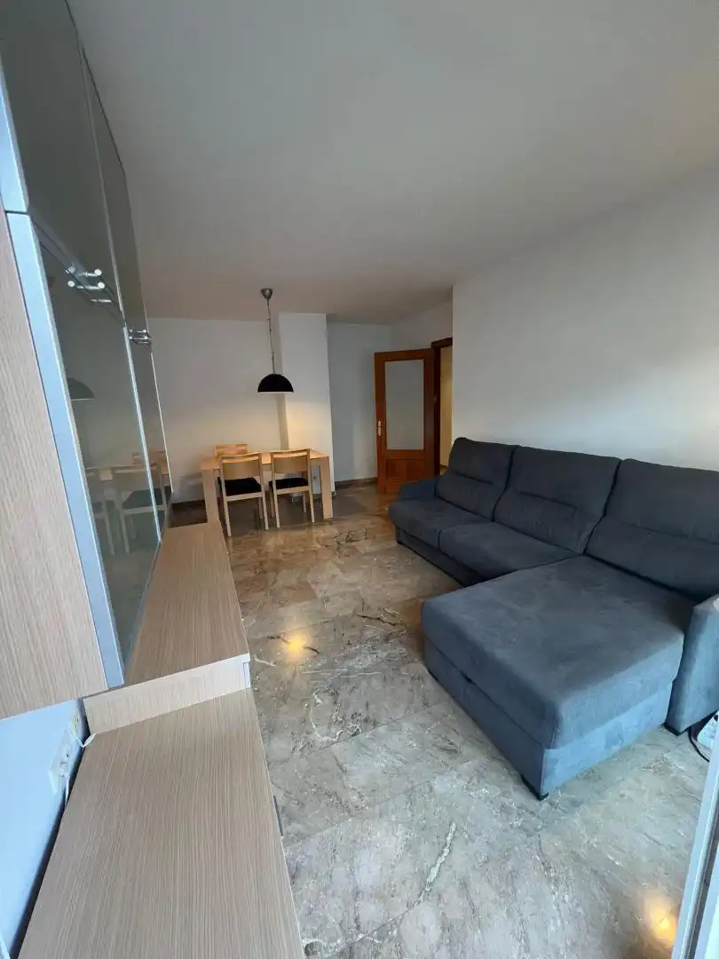Sala de estar de Piso en venta en Girona Capital con Terraza y Balcón