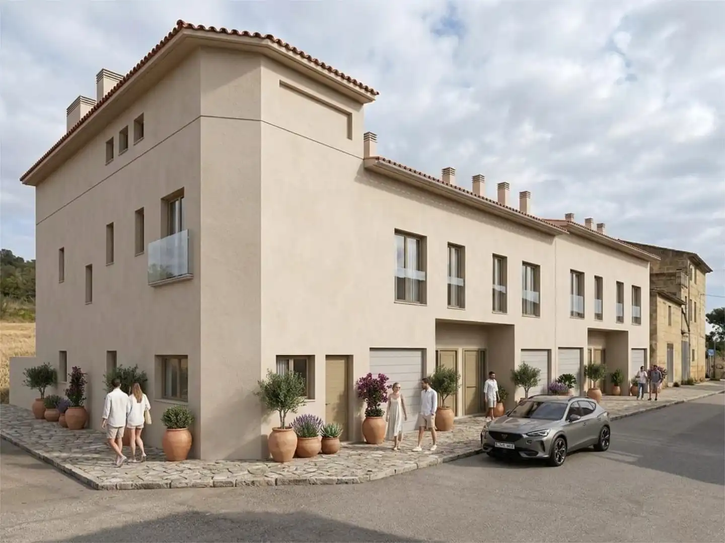 Exterior view of Flat for sale in Vilafranca de Bonany  with Private garden, Terrace and Storage room