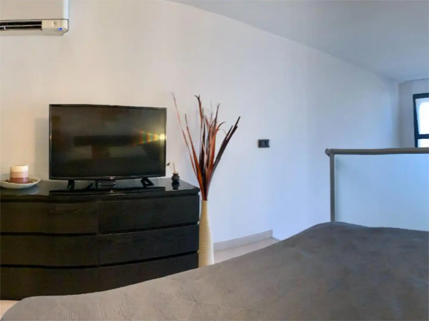 Schlafzimmer von Loft zur Miete in  Madrid Capital mit Klimaanlage