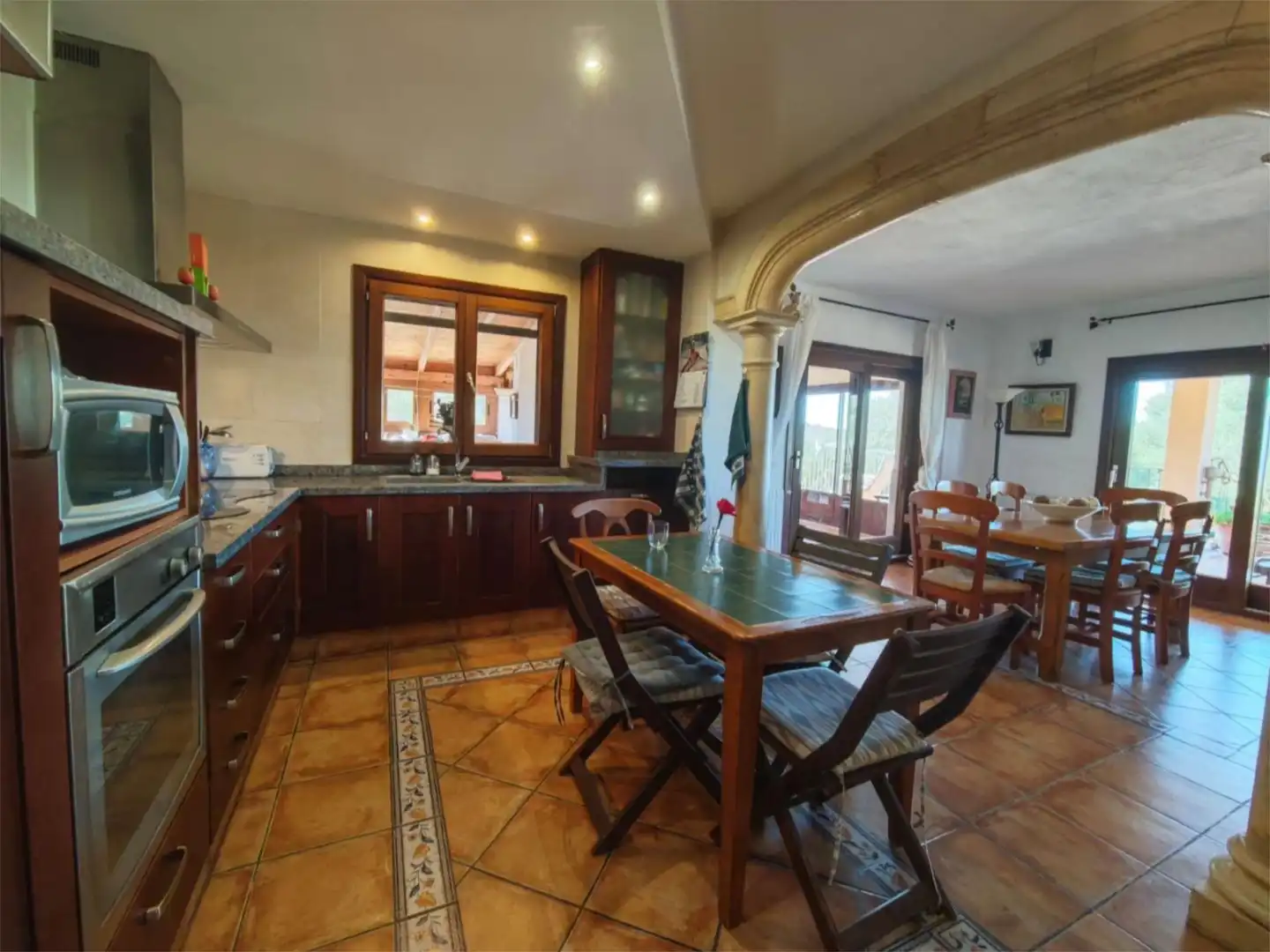Küche von Wohnung zum Verkauf in  Palma de Mallorca mit Klimaanlage, Terrasse und Schwimmbad