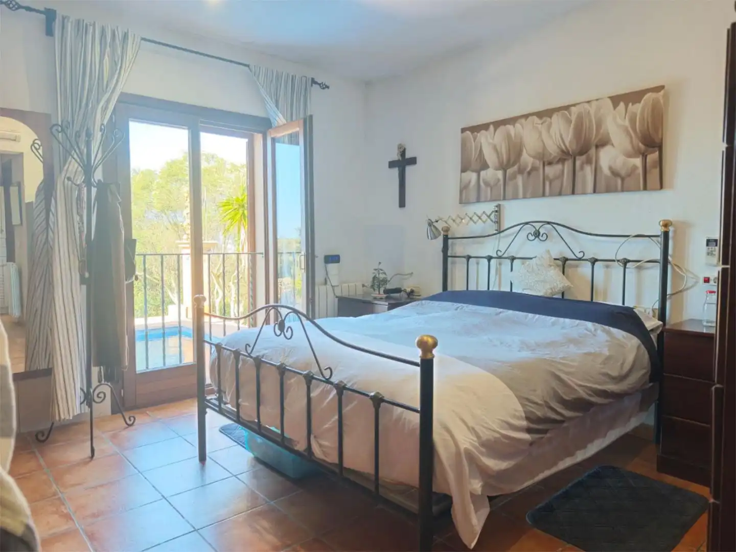 Schlafzimmer von Wohnung zum Verkauf in  Palma de Mallorca mit Klimaanlage, Terrasse und Schwimmbad