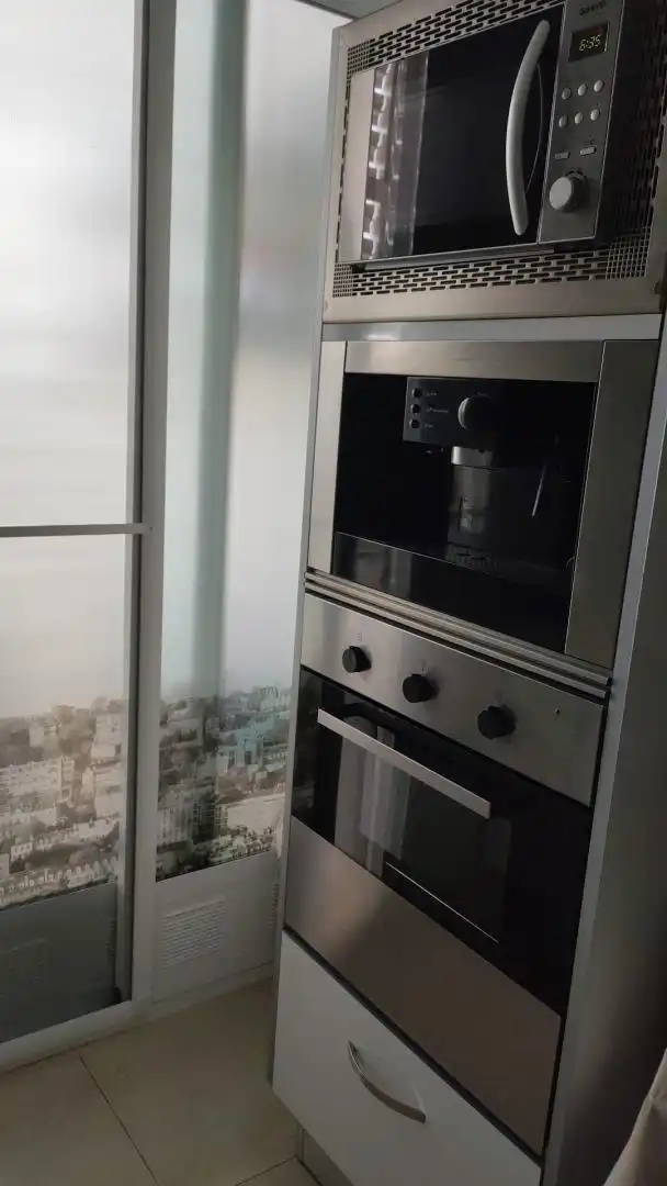 Cocina de Piso de alquiler en  Murcia Capital con Aire acondicionado, Trastero y Amueblado