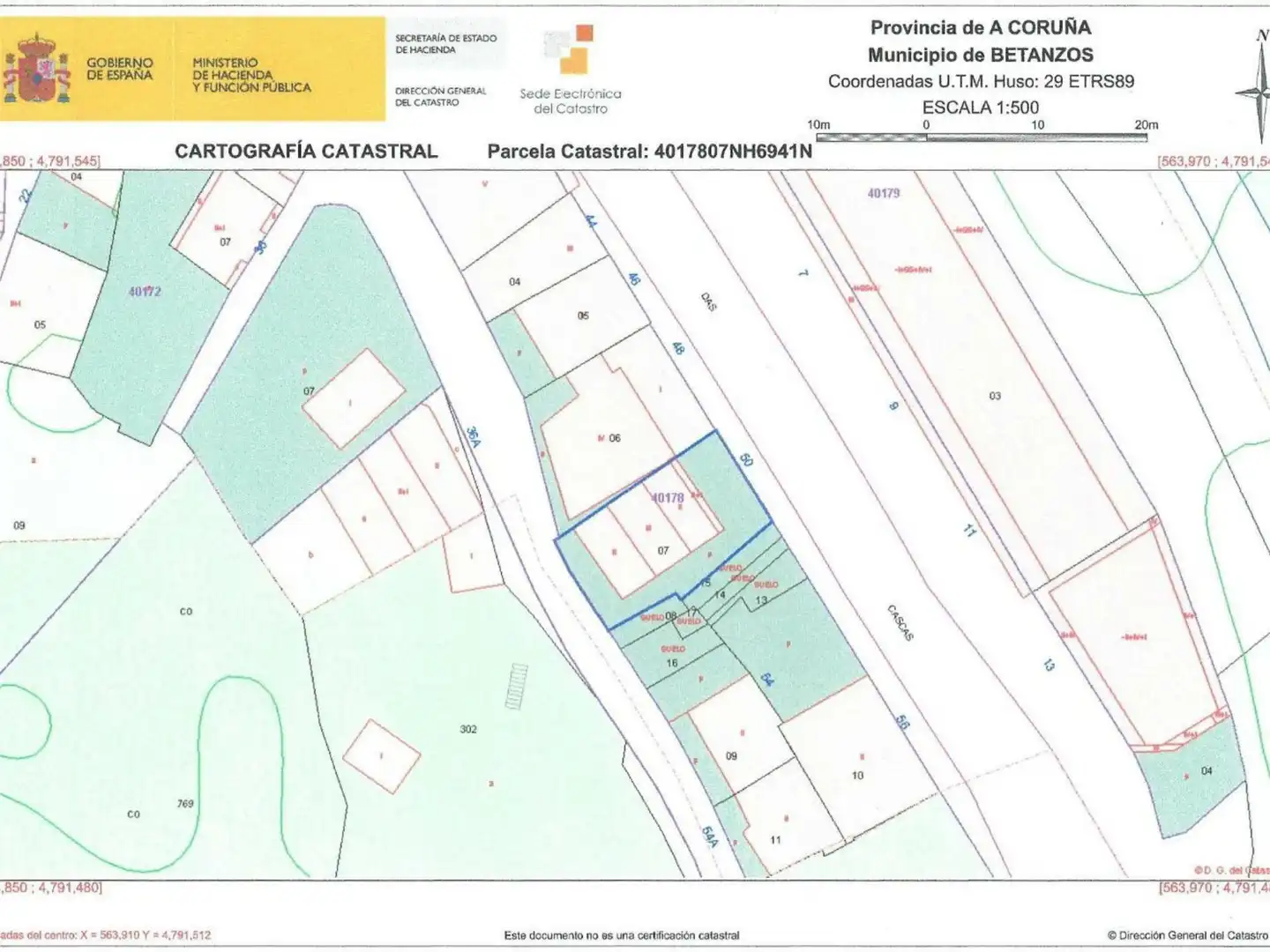 Casa o xalet en venda en Betanzos