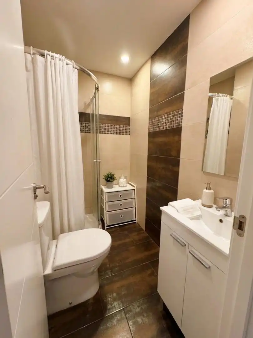 Flat for sale in Carrer de Ricardo Micó, 4, Les Tendetes - Avenida Burjassot Bathroom of Flat for sale in Valencia Capital with Air Conditioner, Terrace and Balcony