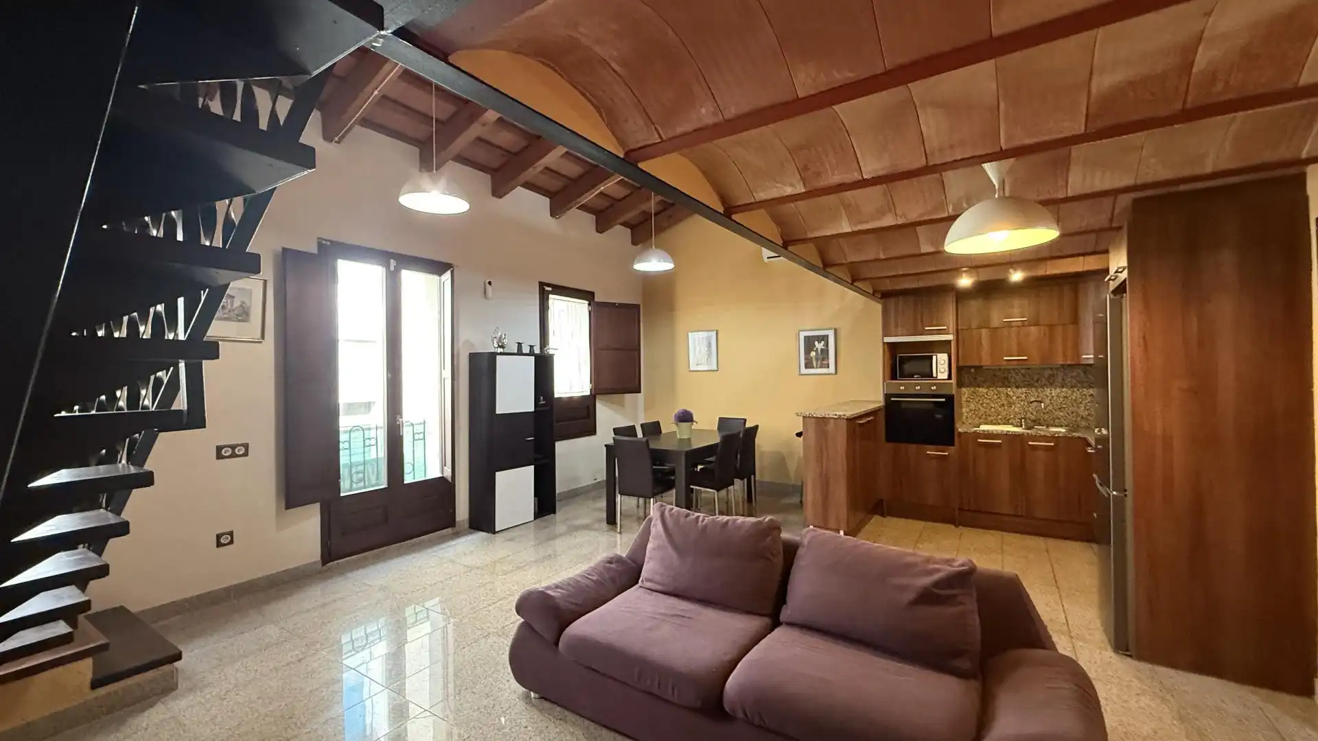 Wohnzimmer von Maisonette zum Verkauf in Roses mit Klimaanlage