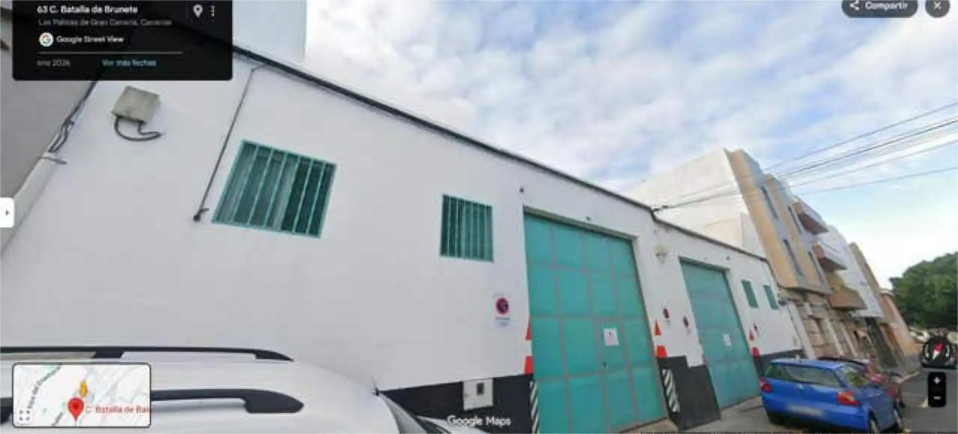 Vista exterior de Nau industrial de lloguer en Las Palmas de Gran Canaria