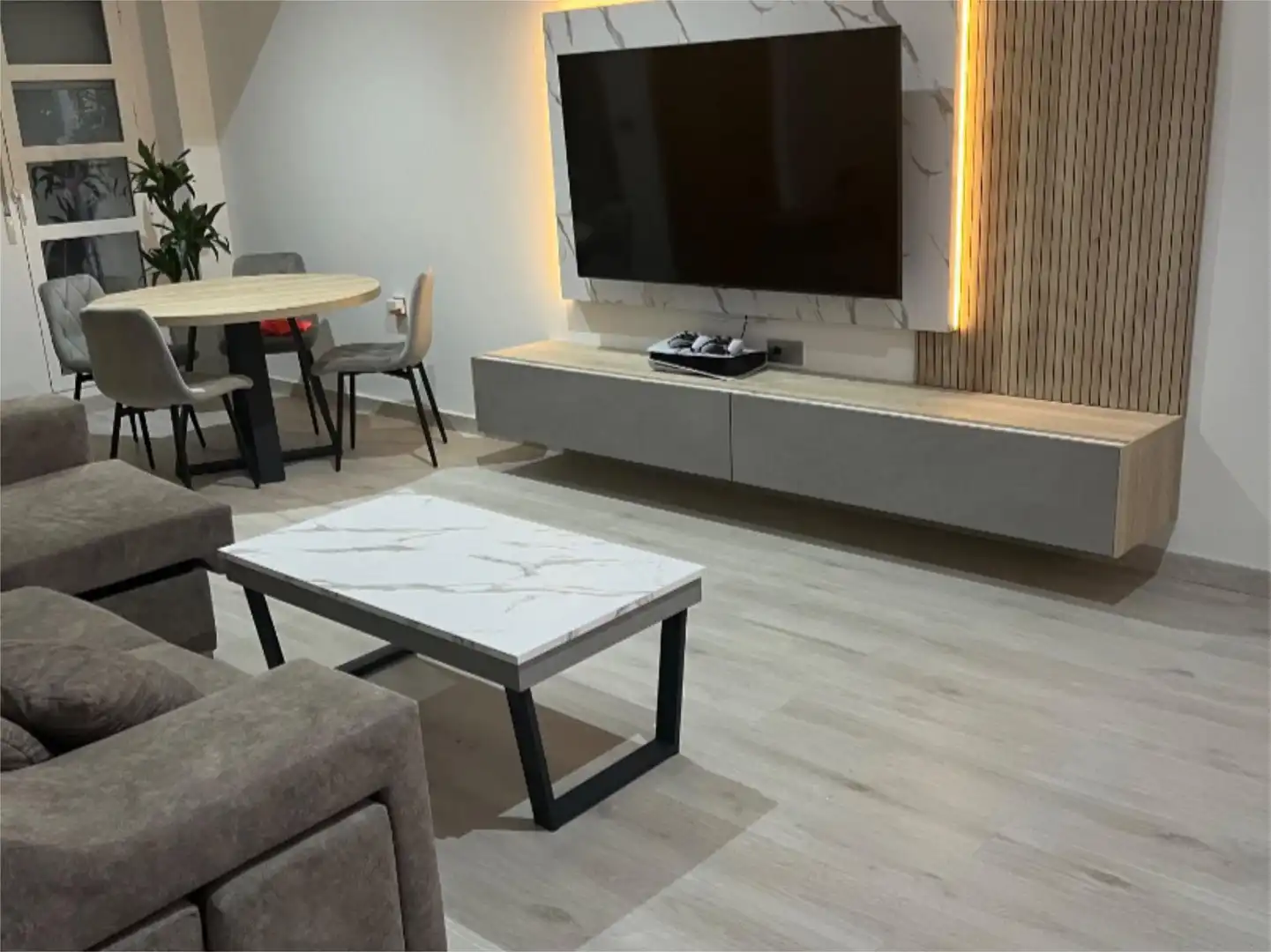 Flat for sale in Camino B, 1, Fortuna Living room of Flat for sale in Fortuna with Air Conditioner, Heating and Private garden