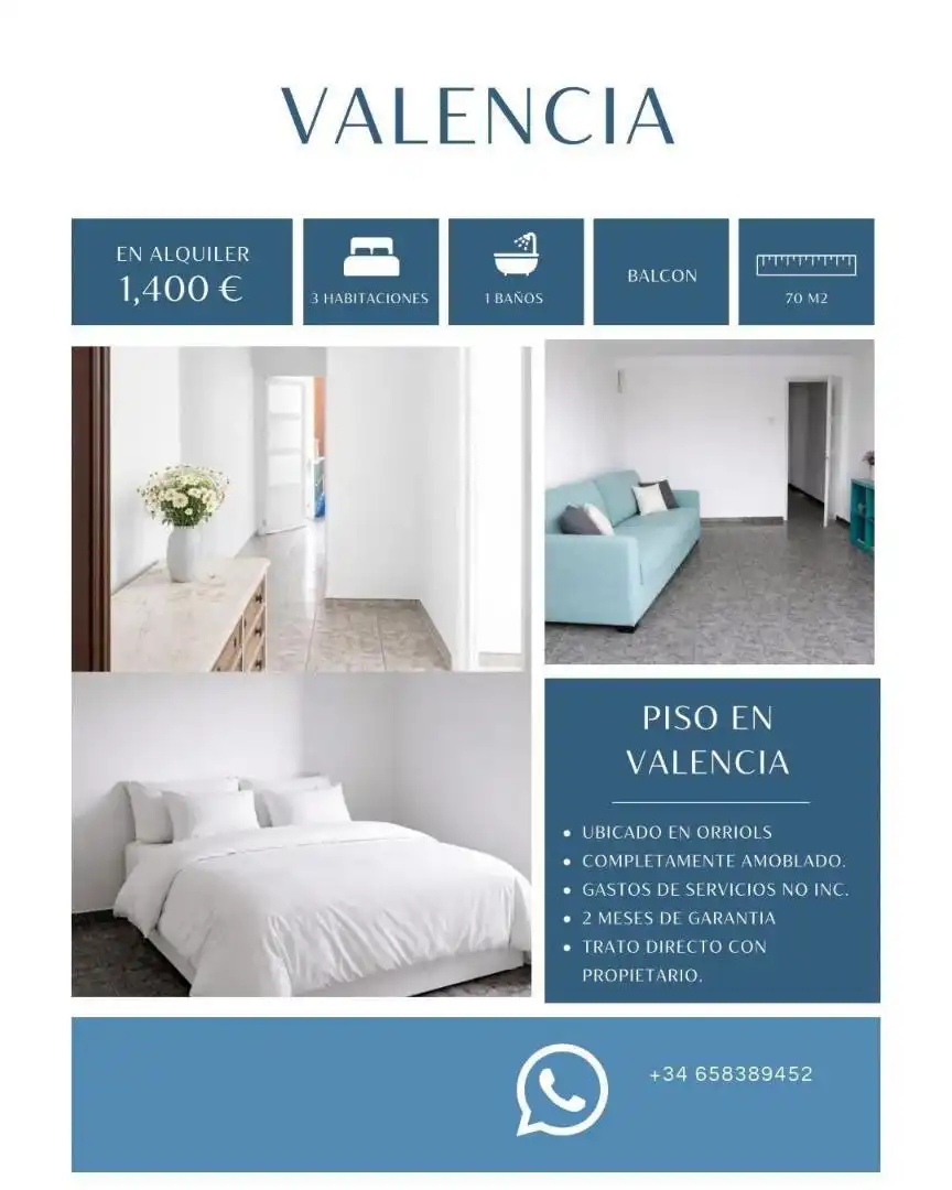 Piso de alquiler en Carrer de Sant Vicent de Paül, 20, Els Orriols