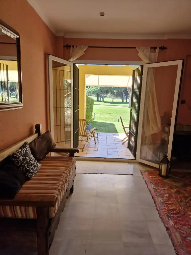 Garten von Einfamilien-Reihenhaus zum Verkauf in Chiclana de la Frontera mit Klimaanlage, Terrasse und Balkon