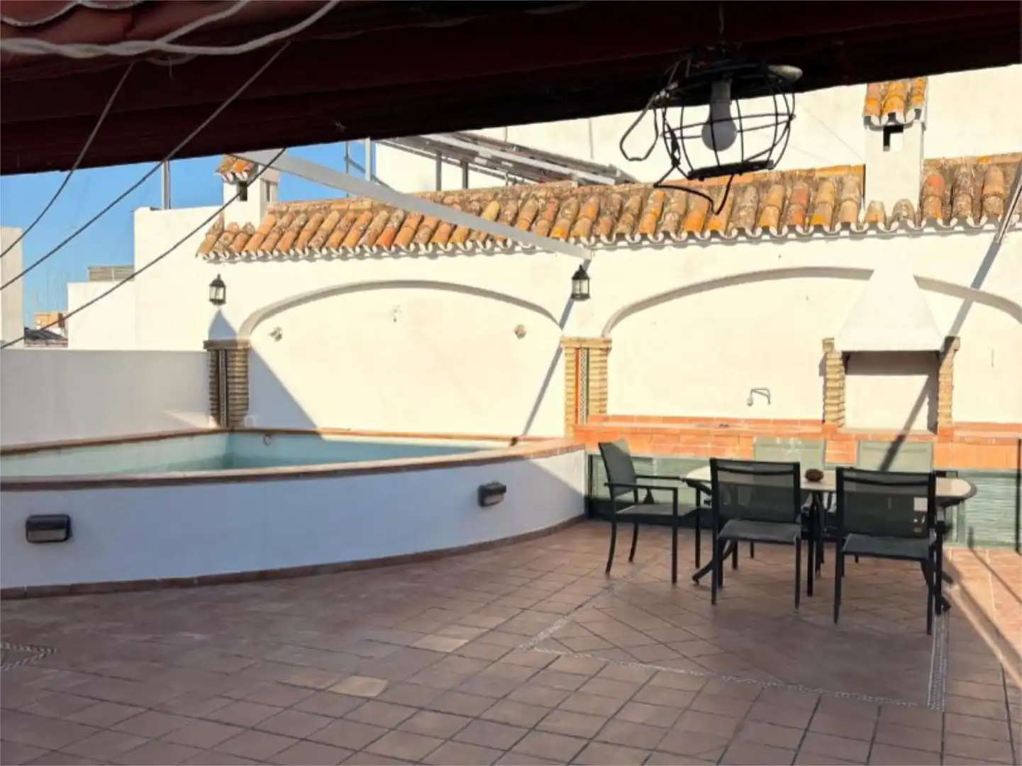 Terrace of Single-family semi-detached for sale in  Sevilla Capital  with Air Conditioner, Heating and Terrace