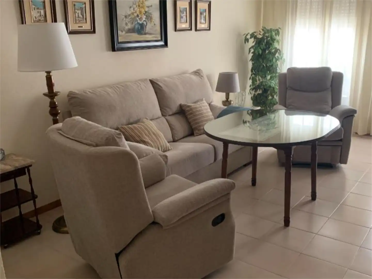 Living room of Flat for sale in Azuaga  with Air Conditioner, Heating and Terrace