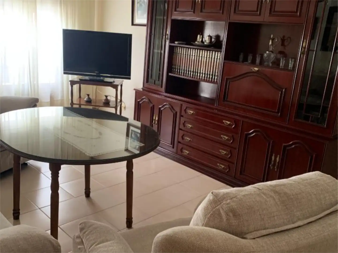 Living room of Flat for sale in Azuaga  with Air Conditioner, Heating and Terrace
