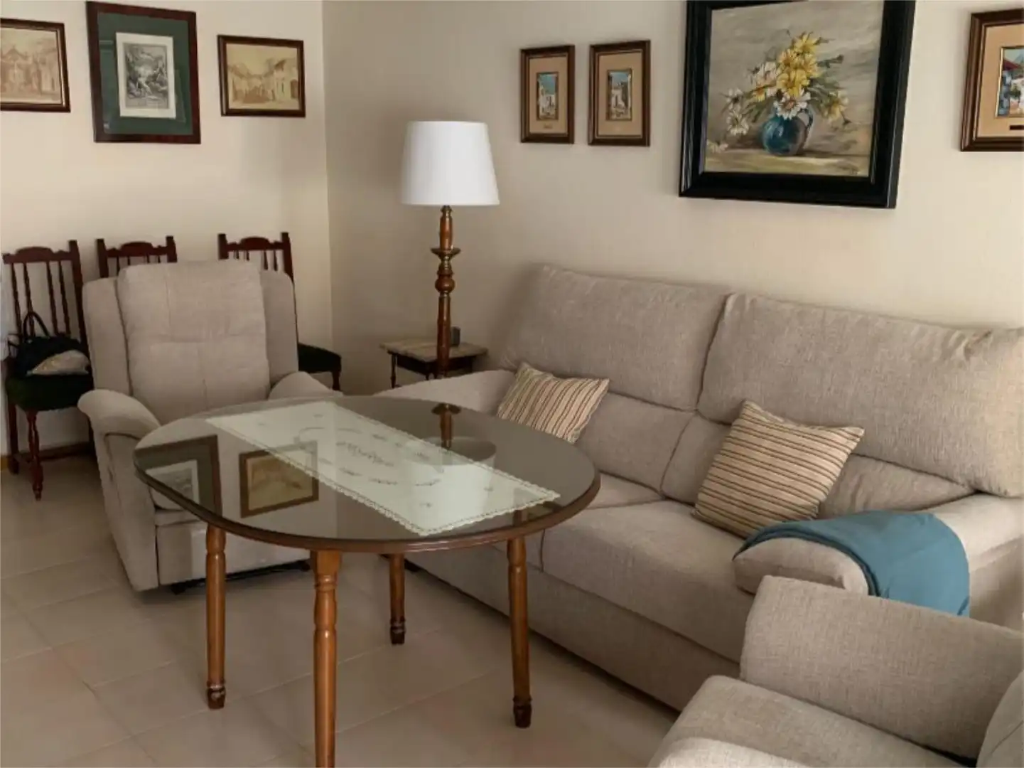 Living room of Flat for sale in Azuaga  with Air Conditioner, Heating and Terrace