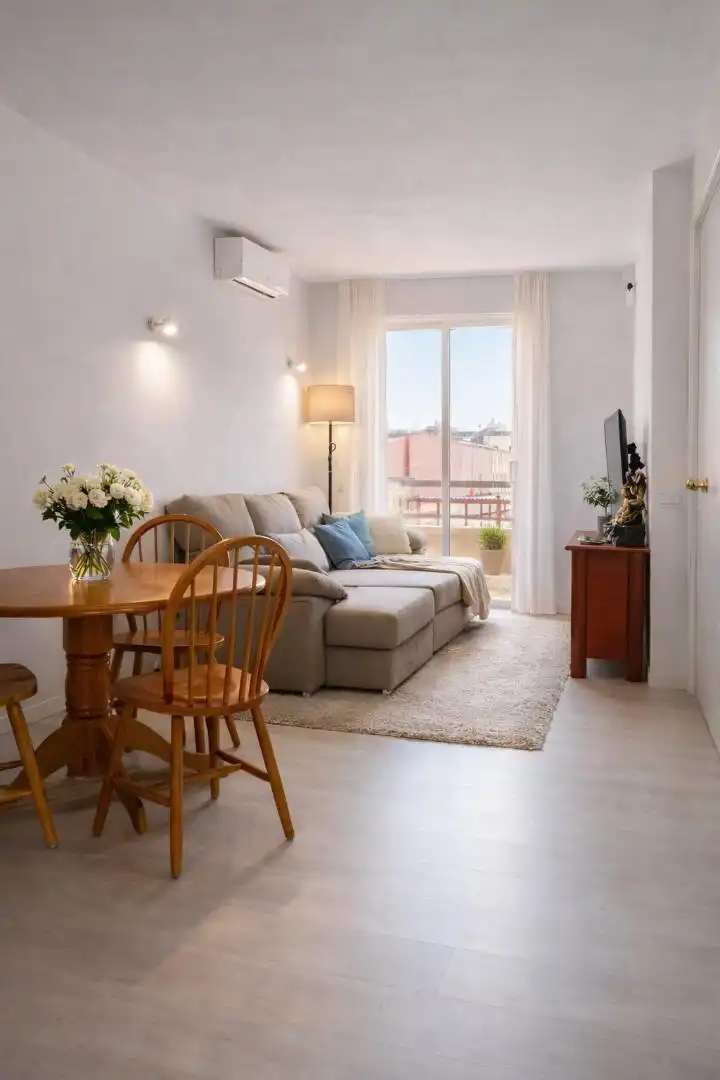 Sala d'estar de Pis en venda en  Palma de Mallorca amb Aire condicionat, Calefacció i Parquet