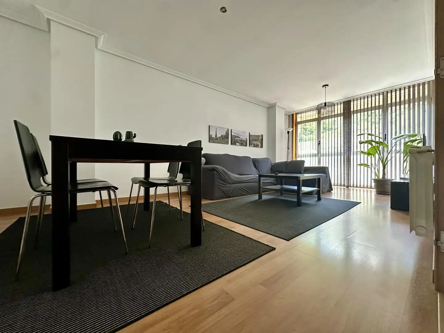 Sala de estar de Apartamento de alquiler en Ribadavia con Calefacción, Jardín privado y Parquet