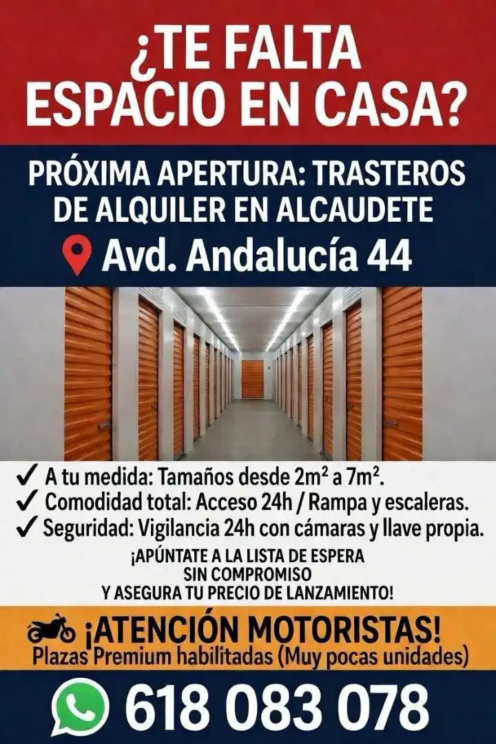 Storage room for rent in Alcaudete