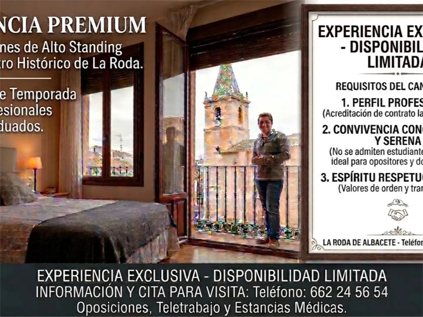 Flat for share in La Roda  with Air Conditioner, Heating and Parquet flooring