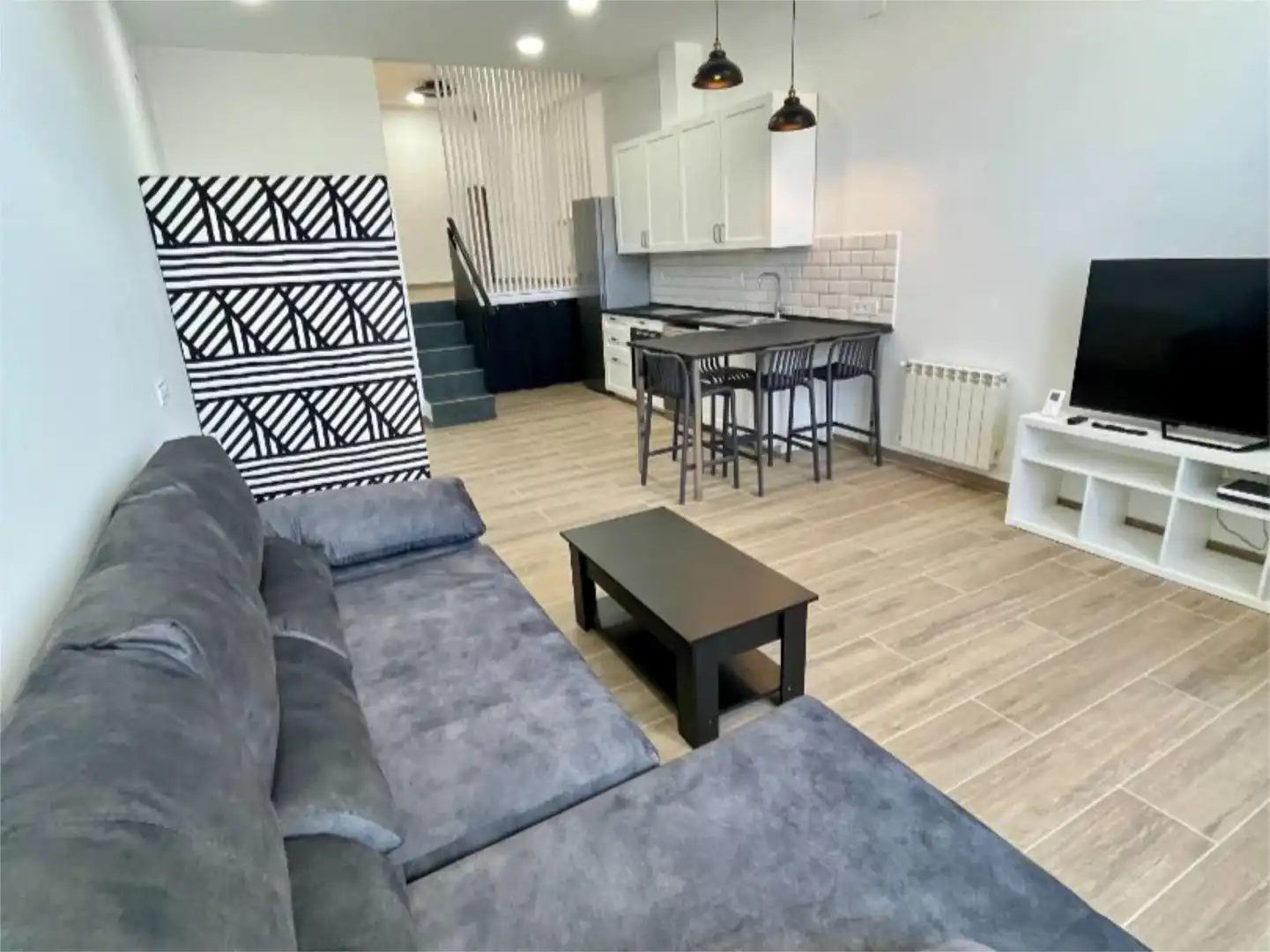 Sala d'estar de Pis en venda en Boadilla del Monte amb Calefacció i Moblat