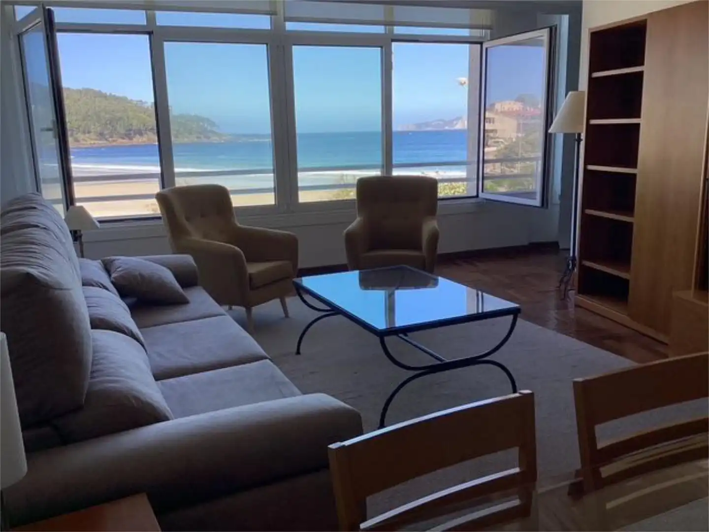 Flat for rent in Rúa Barxa, 30, Nigrán centro Living room of Flat for rent in Nigrán with Heating, Private garden and Parquet flooring