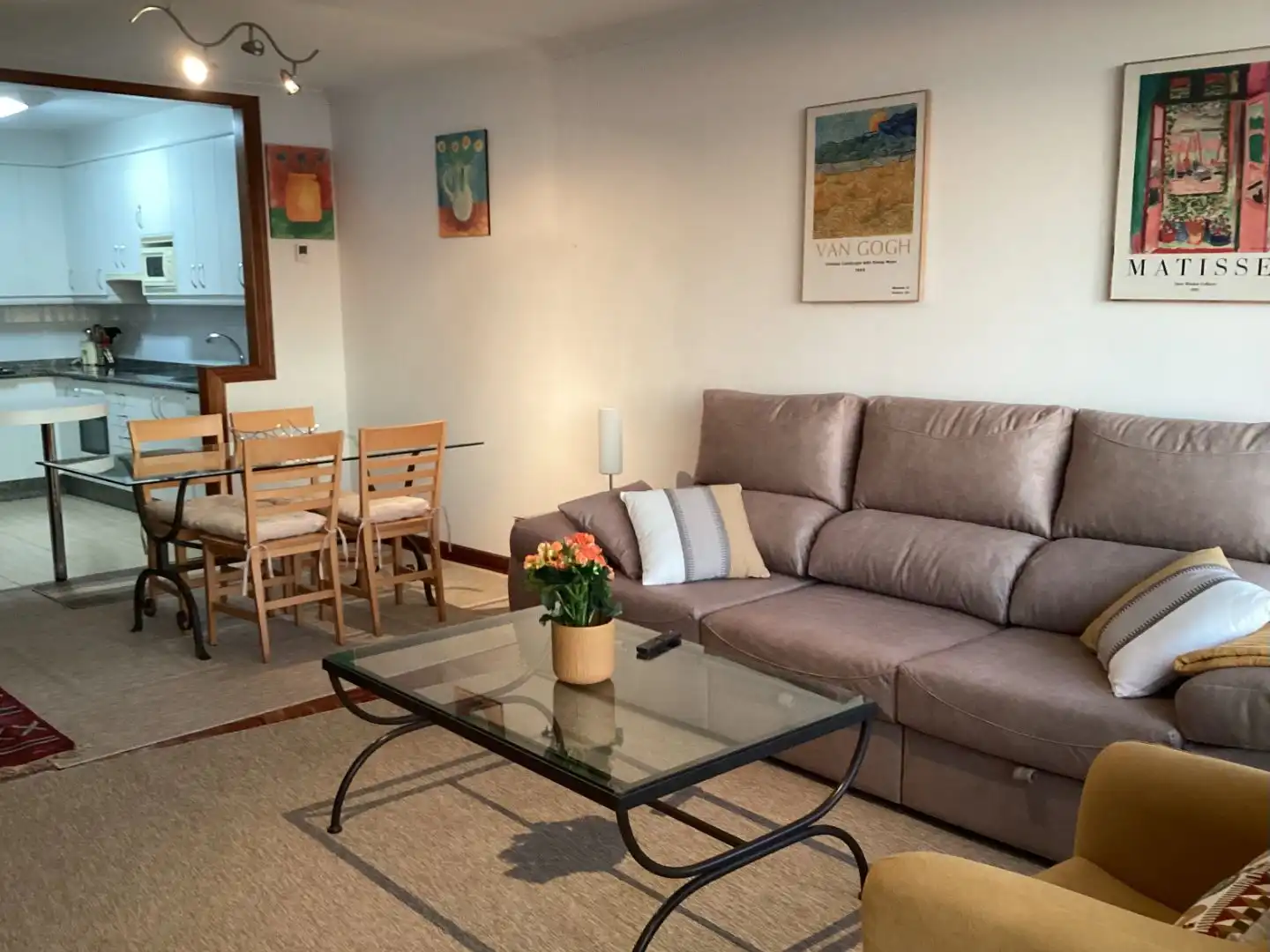 Sala d'estar de Pis de lloguer en Nigrán