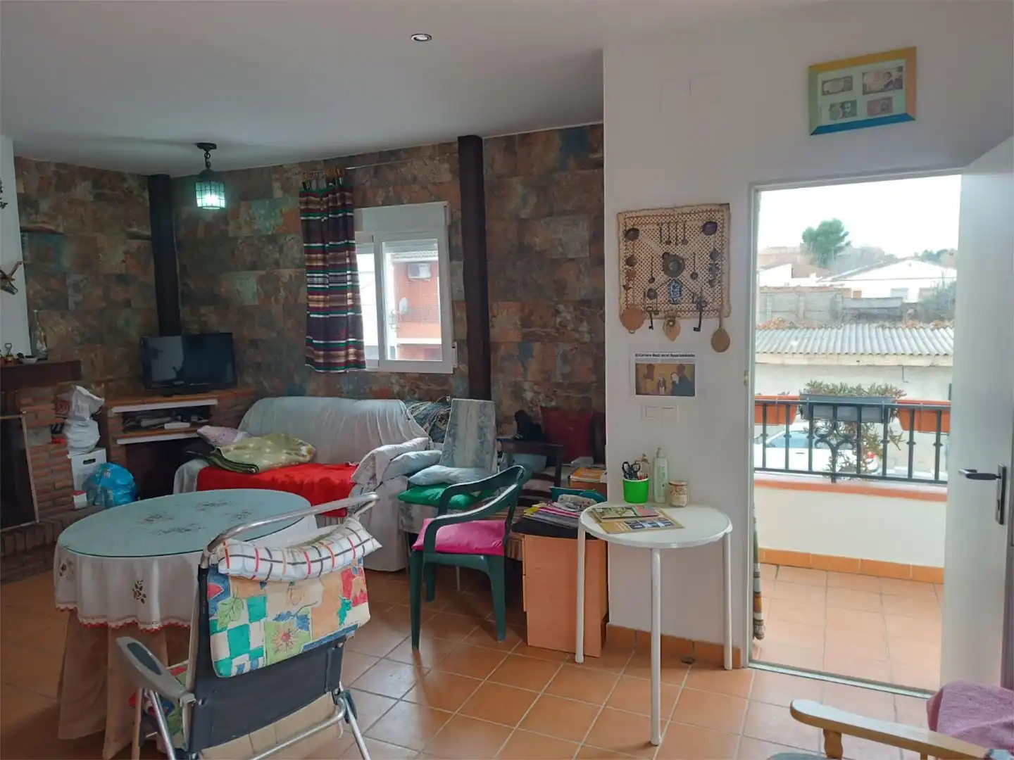 Wohnung zum Verkauf in Calle Granada, 1, La Malahá Wohnzimmer von Wohnung zum Verkauf in La Malahá mit Klimaanlage, Terrasse und Balkon
