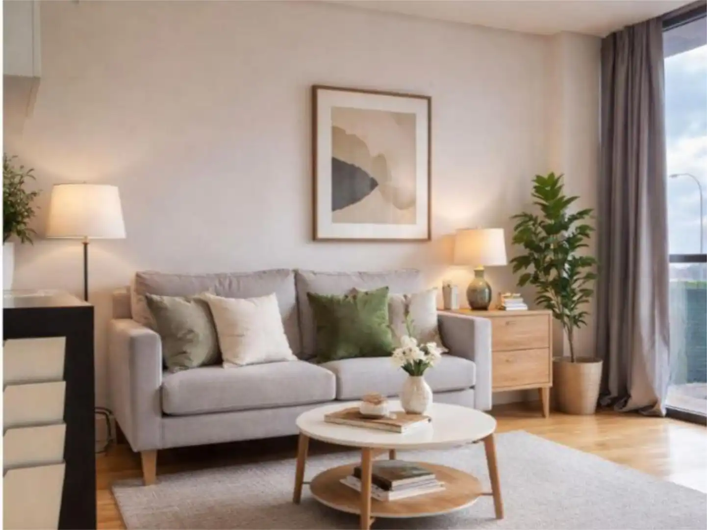 Sala de estar de Piso en venta en Madrid