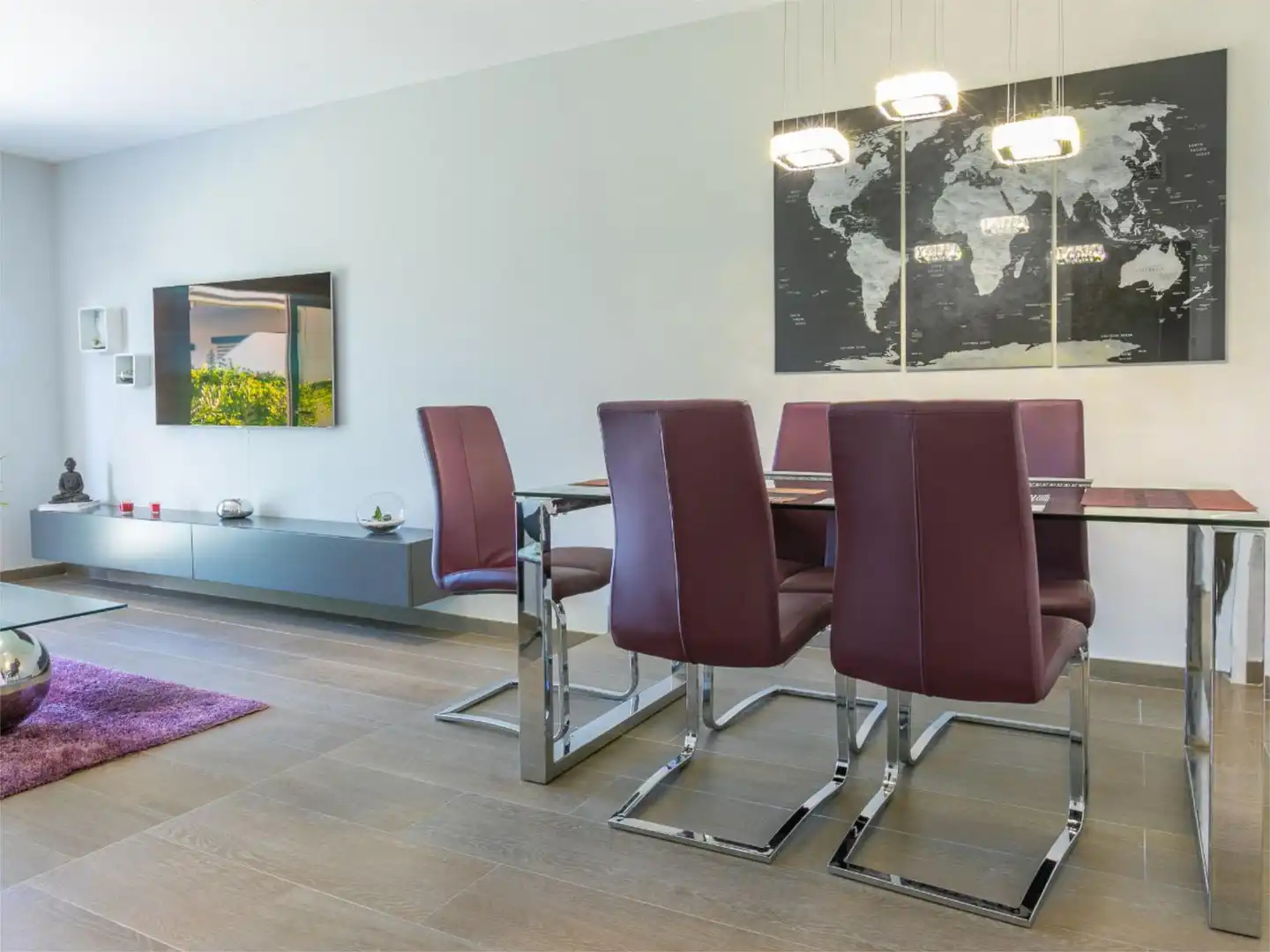 Apartament de lloguer a Avenida Valle del Golf, 21, Aloha Menjador de Apartament de lloguer en Marbella amb Aire condicionat, Calefacció i Jardí privat