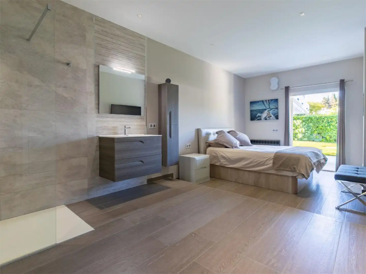 Apartament de lloguer a Avenida Valle del Golf, 21, Aloha Dormitori de Apartament de lloguer en Marbella amb Aire condicionat, Calefacció i Jardí privat