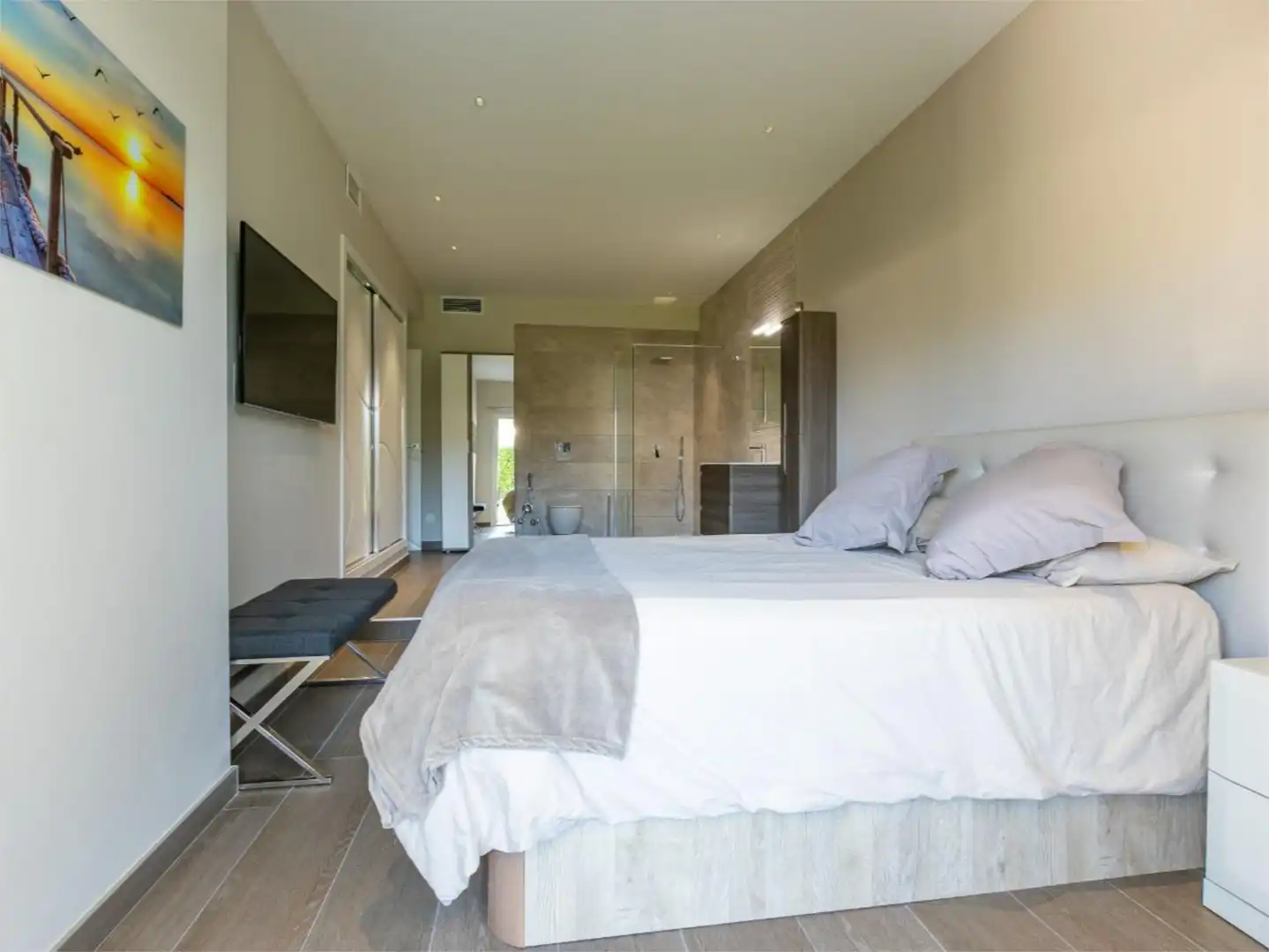 Apartament de lloguer a Avenida Valle del Golf, 21, Aloha Dormitori de Apartament de lloguer en Marbella amb Aire condicionat, Calefacció i Jardí privat