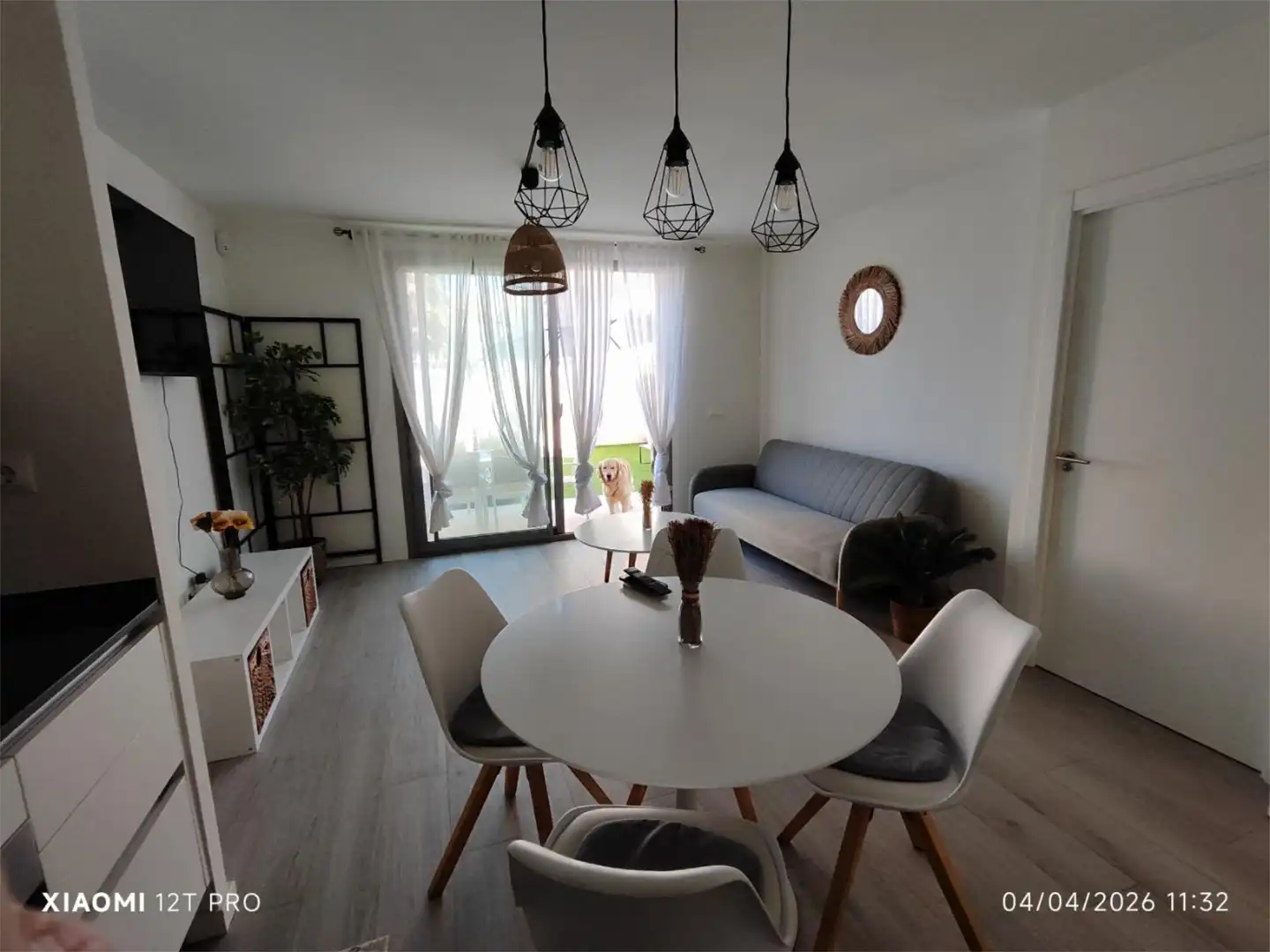 Living room of Flat for sale in Dénia  with Air Conditioner, Terrace and Swimming Pool