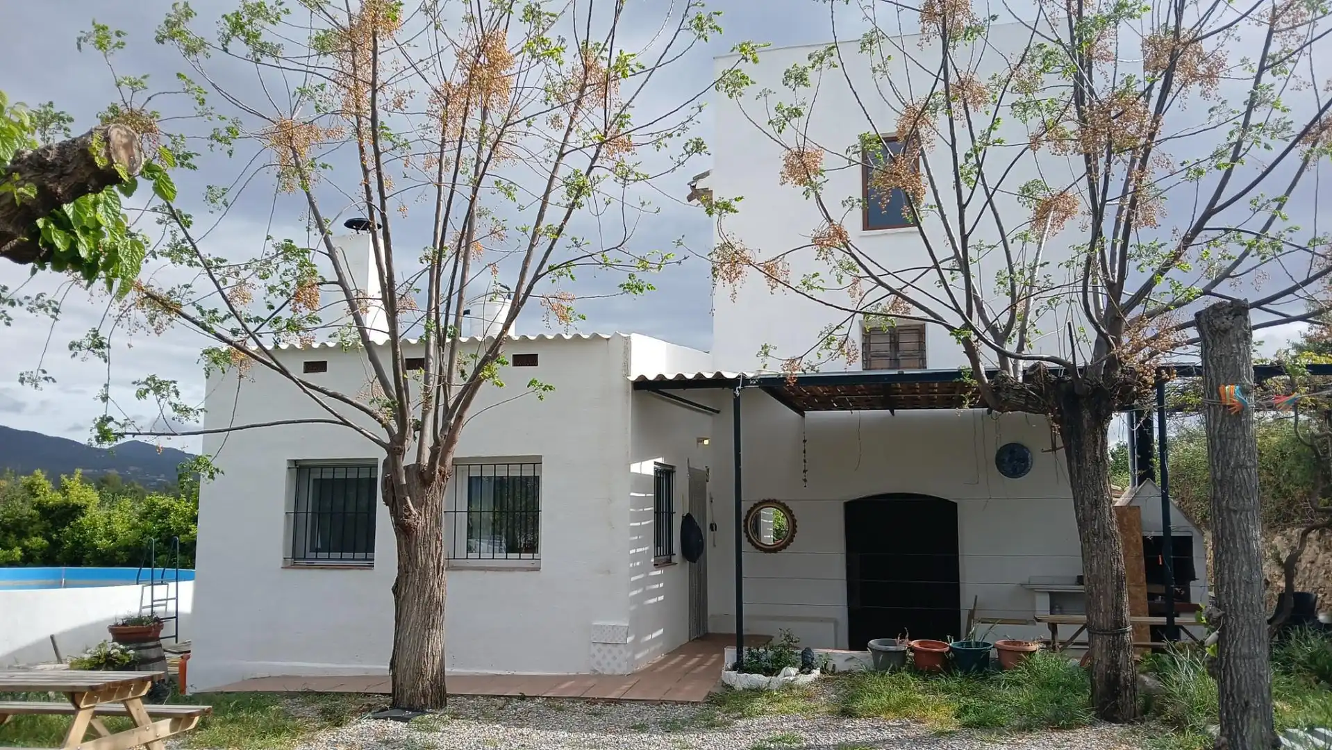 Vista exterior de Planta baja de alquiler en Valls con Jardín privado, Piscina y Amueblado