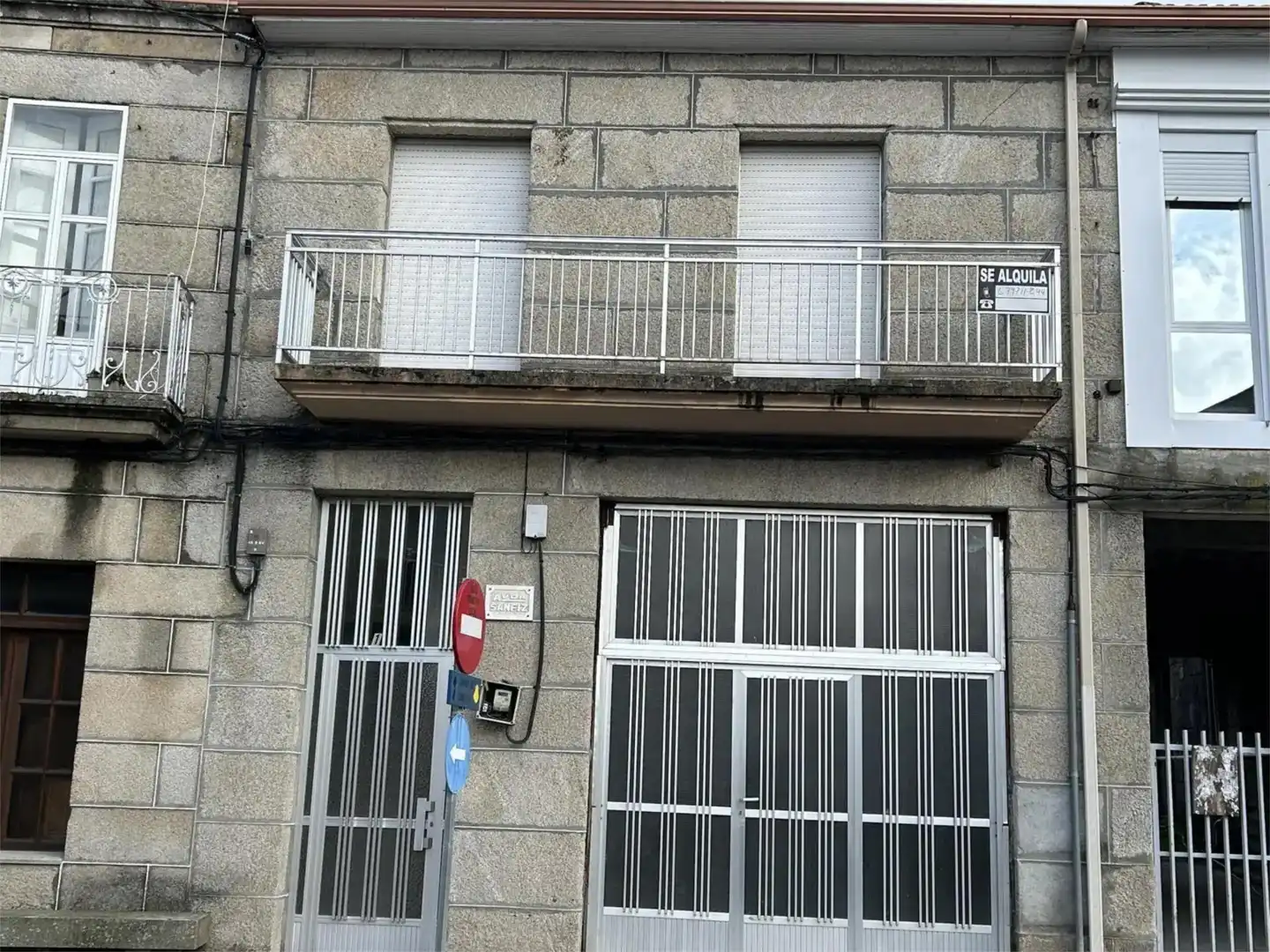 Exterior view of Flat for rent in Vilar de Barrio  with Heating, Parquet flooring and Storage room
