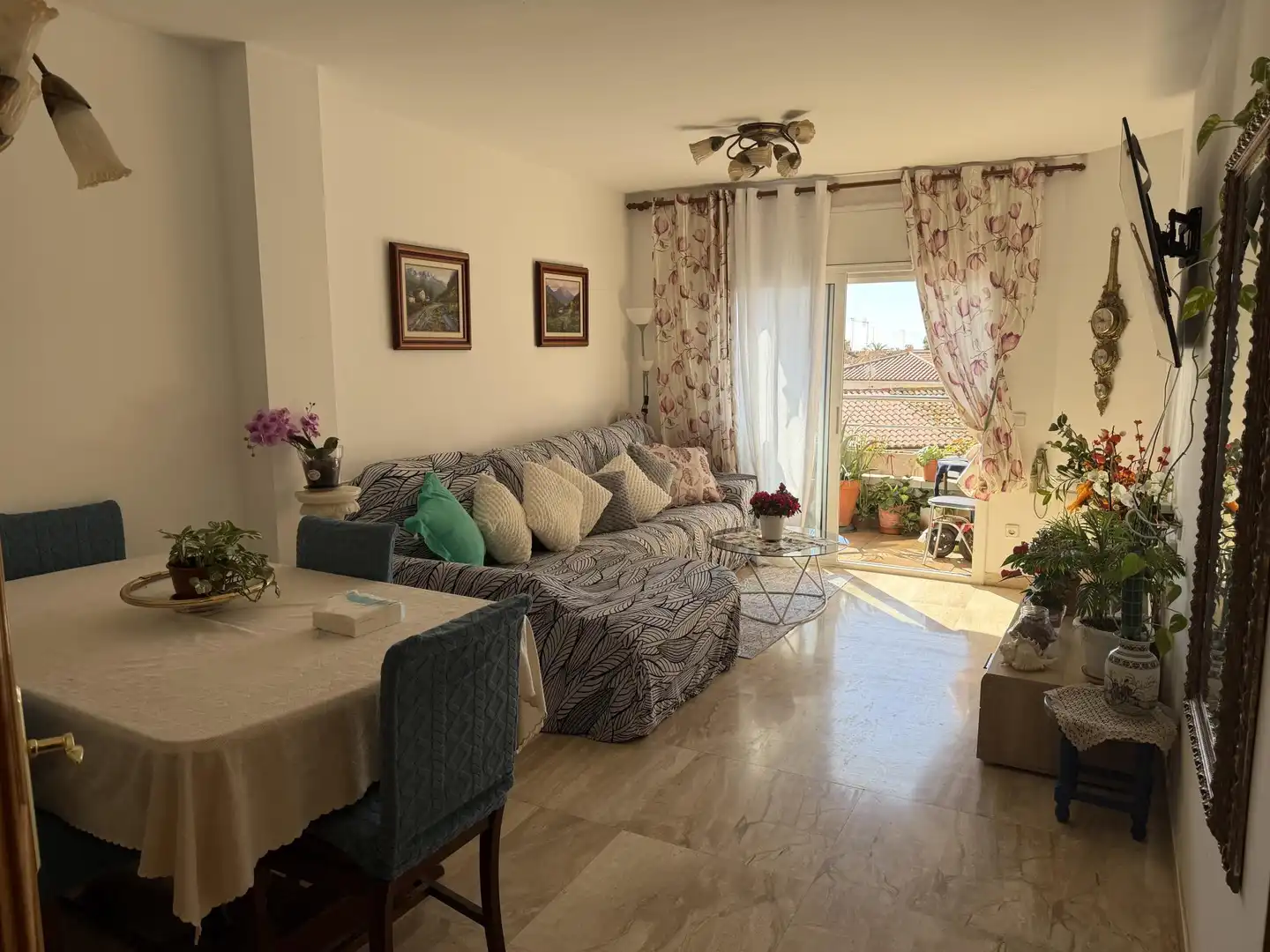Sala de estar de Piso en venta en Blanes con Balcón