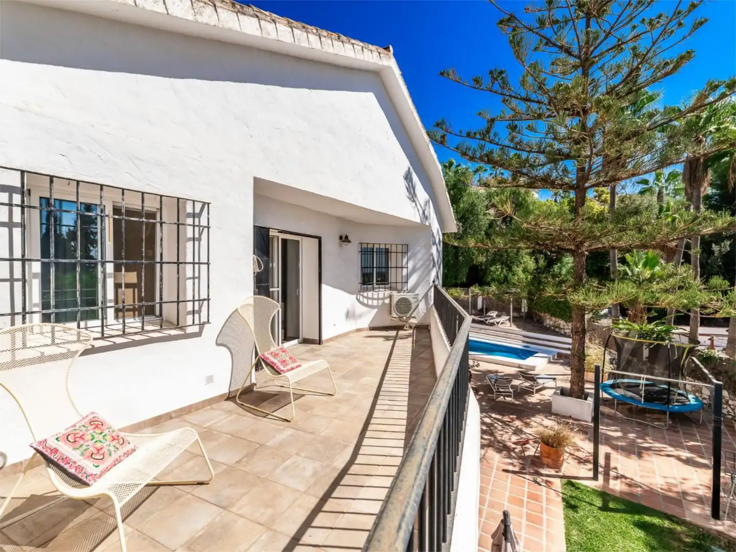 Casa o chalet en venta en Calle las Mimosas, 4, Campo de Mijas Terraza de Casa o chalet en venta en Mijas con Aire acondicionado, Terraza y Piscina