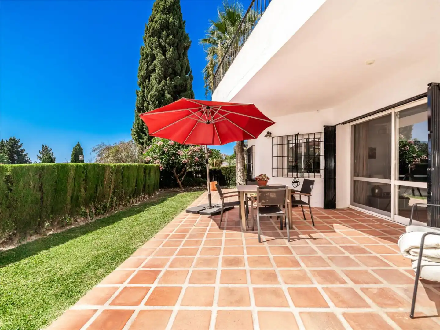 Casa o chalet en venta en Calle las Mimosas, 4, Campo de Mijas Terraza de Casa o chalet en venta en Mijas con Aire acondicionado, Terraza y Piscina