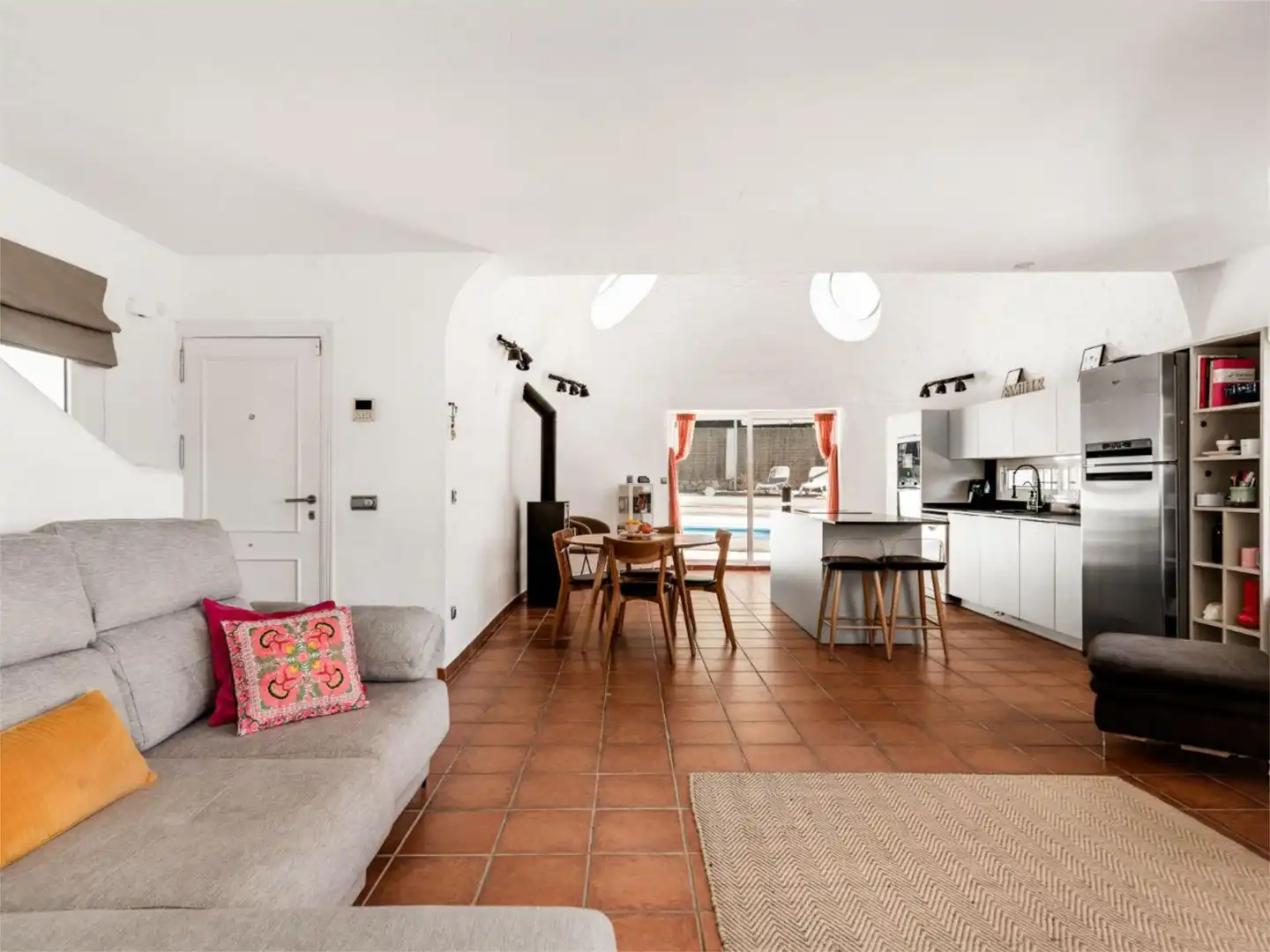 Casa o chalet en venta en Calle las Mimosas, 4, Campo de Mijas Sala de estar de Casa o chalet en venta en Mijas con Aire acondicionado, Terraza y Piscina
