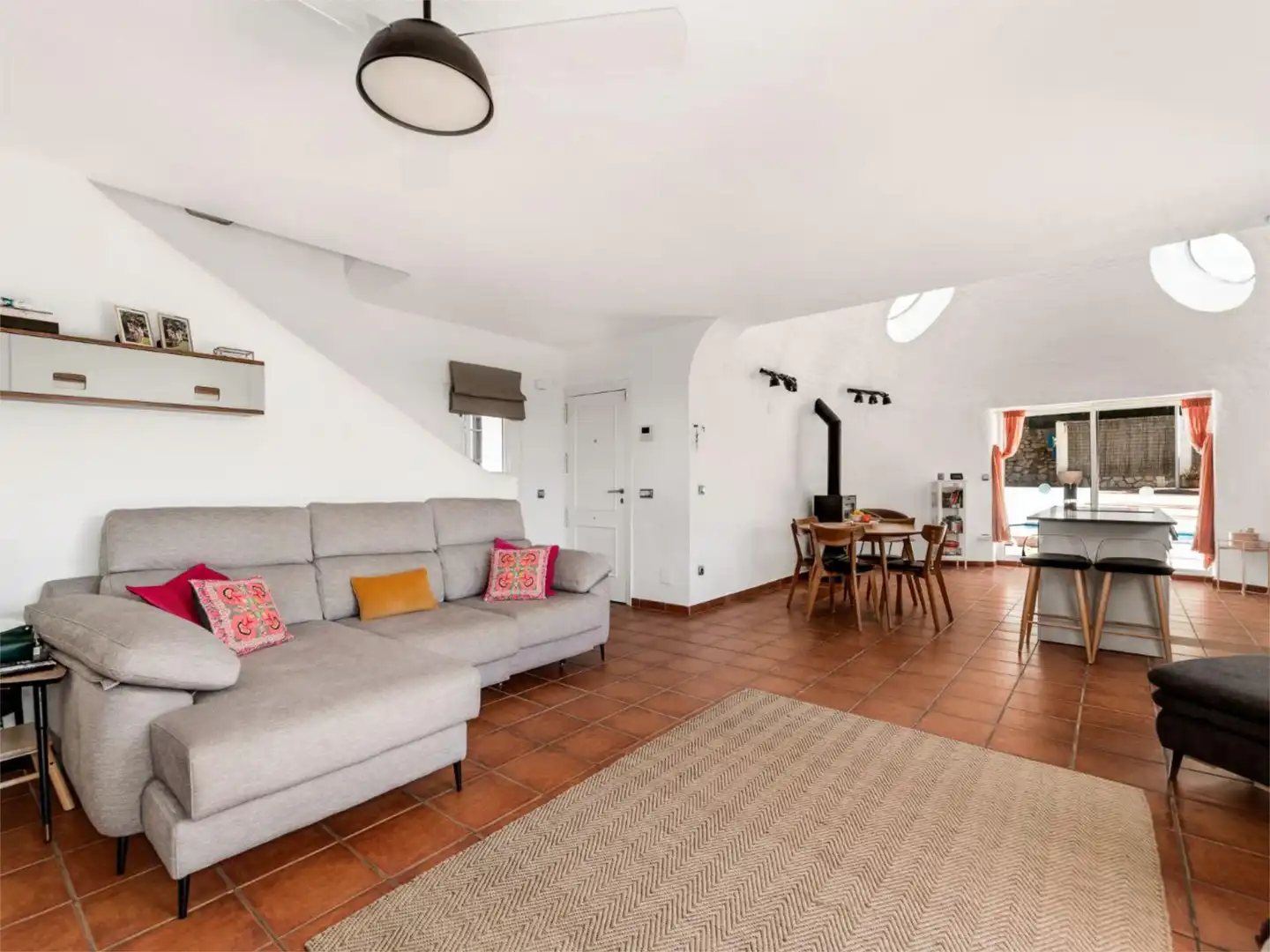 Casa o chalet en venta en Calle las Mimosas, 4, Campo de Mijas Sala de estar de Casa o chalet en venta en Mijas con Aire acondicionado, Terraza y Piscina