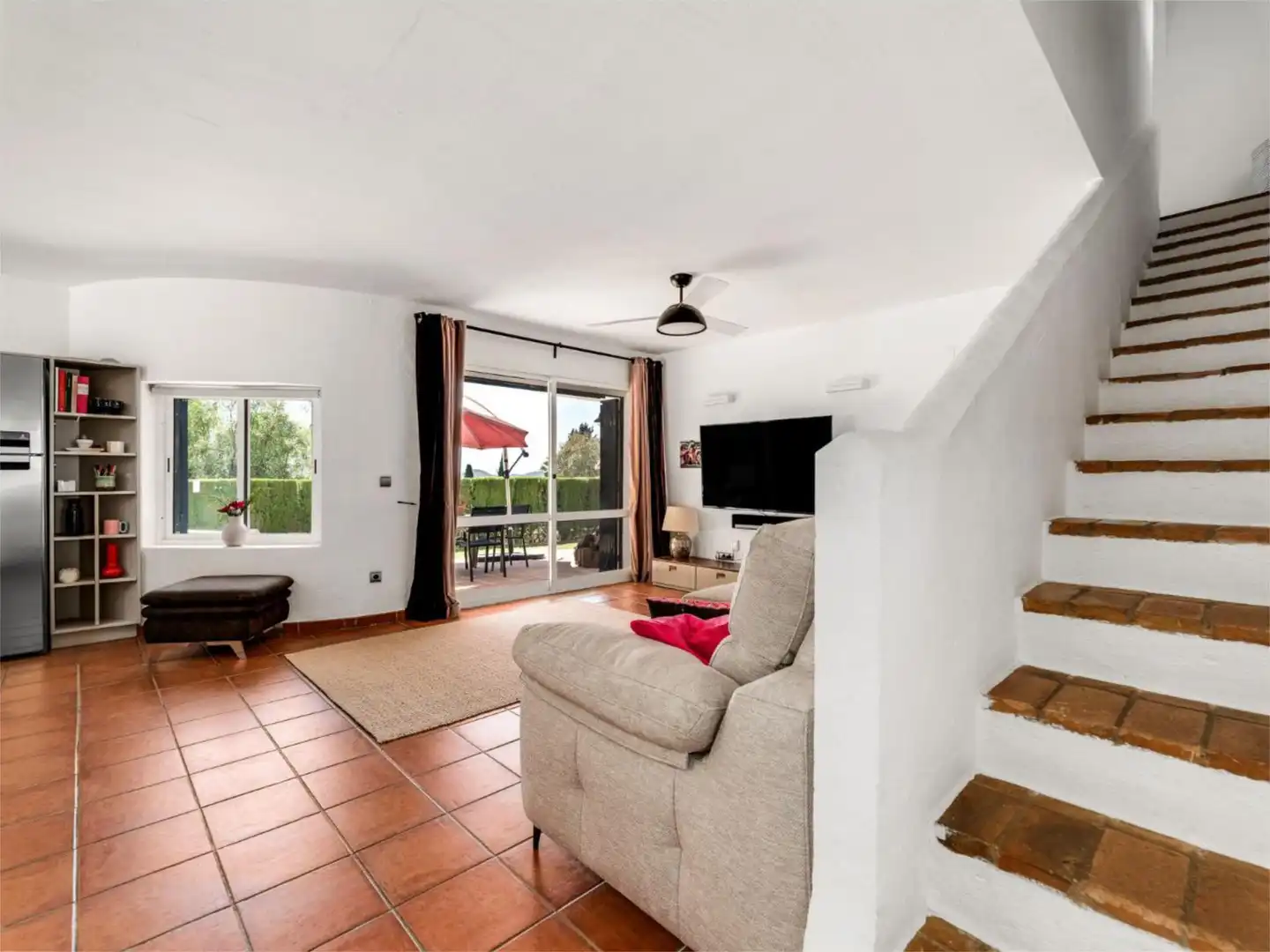 Casa o chalet en venta en Calle las Mimosas, 4, Campo de Mijas Sala de estar de Casa o chalet en venta en Mijas con Aire acondicionado, Terraza y Piscina