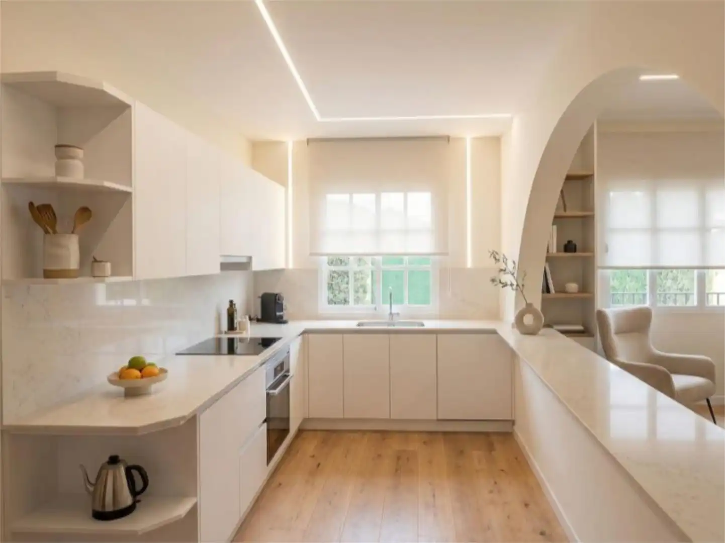Küche von Wohnung zum Verkauf in Cartagena mit Privatgarten, Terrasse und Abstellraum
