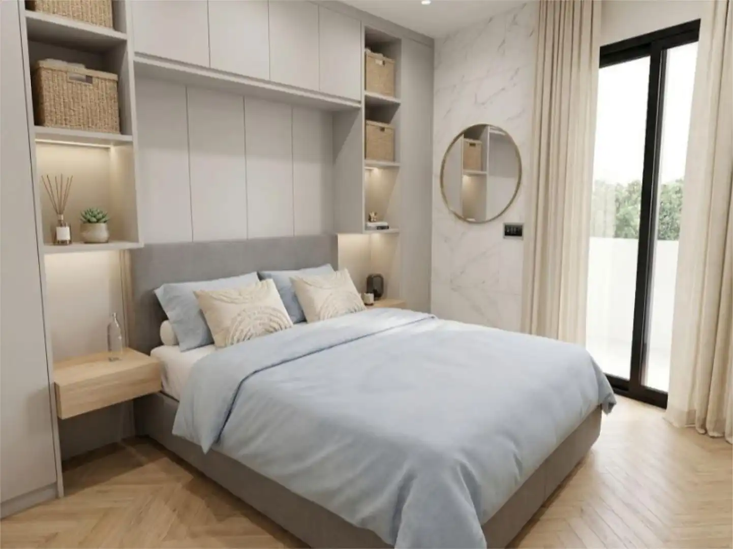 Schlafzimmer von Wohnung zum Verkauf in Cartagena mit Privatgarten, Terrasse und Abstellraum