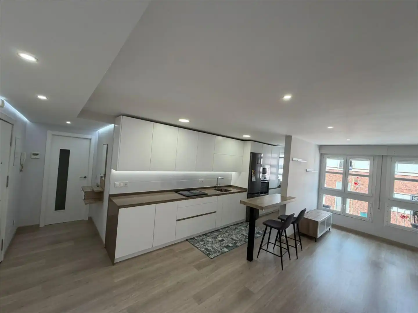 Cocina de Piso de alquiler en  Murcia Capital con Aire acondicionado, Parquet y Amueblado