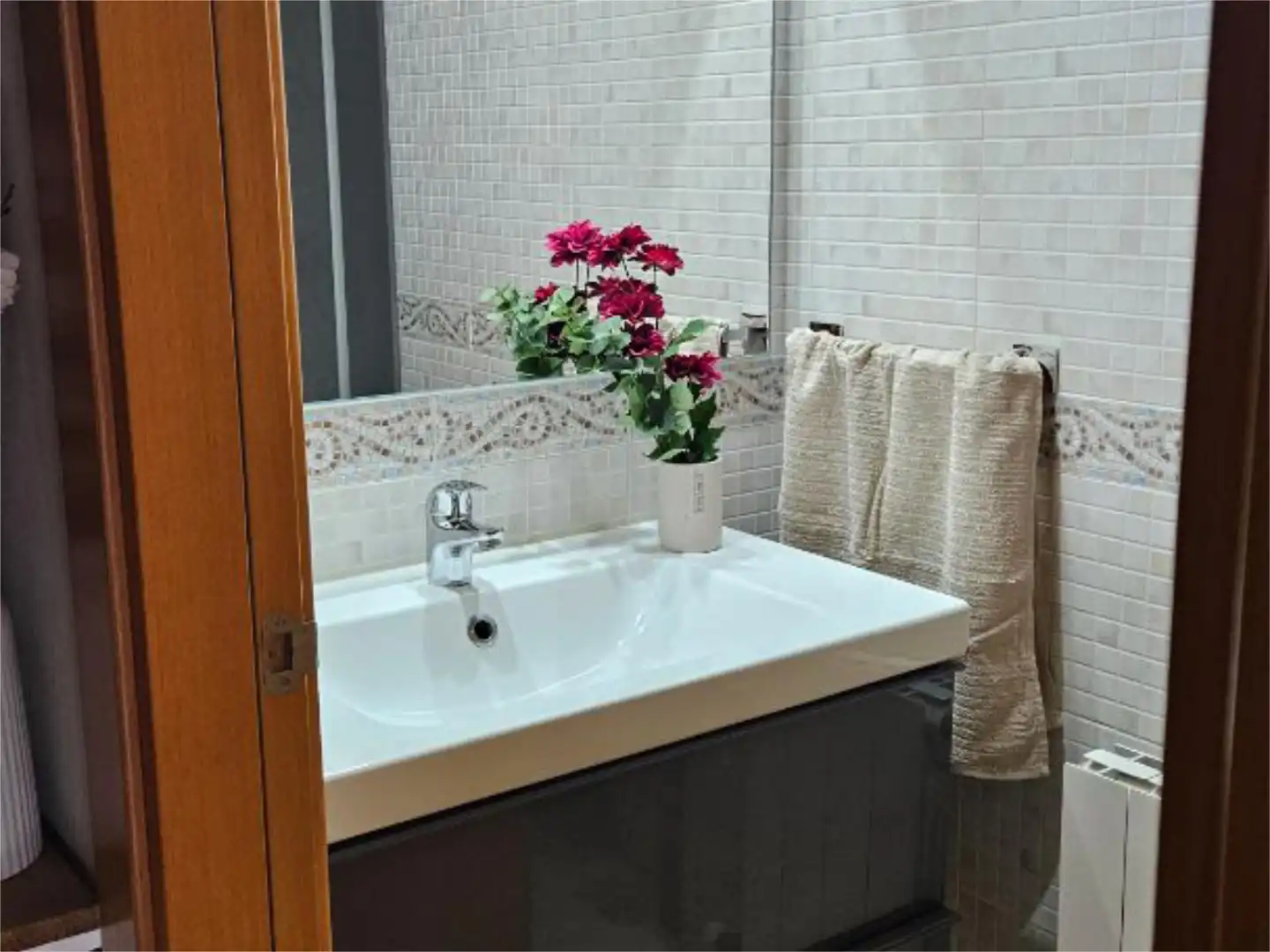 Badezimmer von Wohnung zur untervermieten in Granollers mit Abstellraum und Möbliert